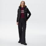 Kadın Kapüşonlu Kapitone Siyah Mont