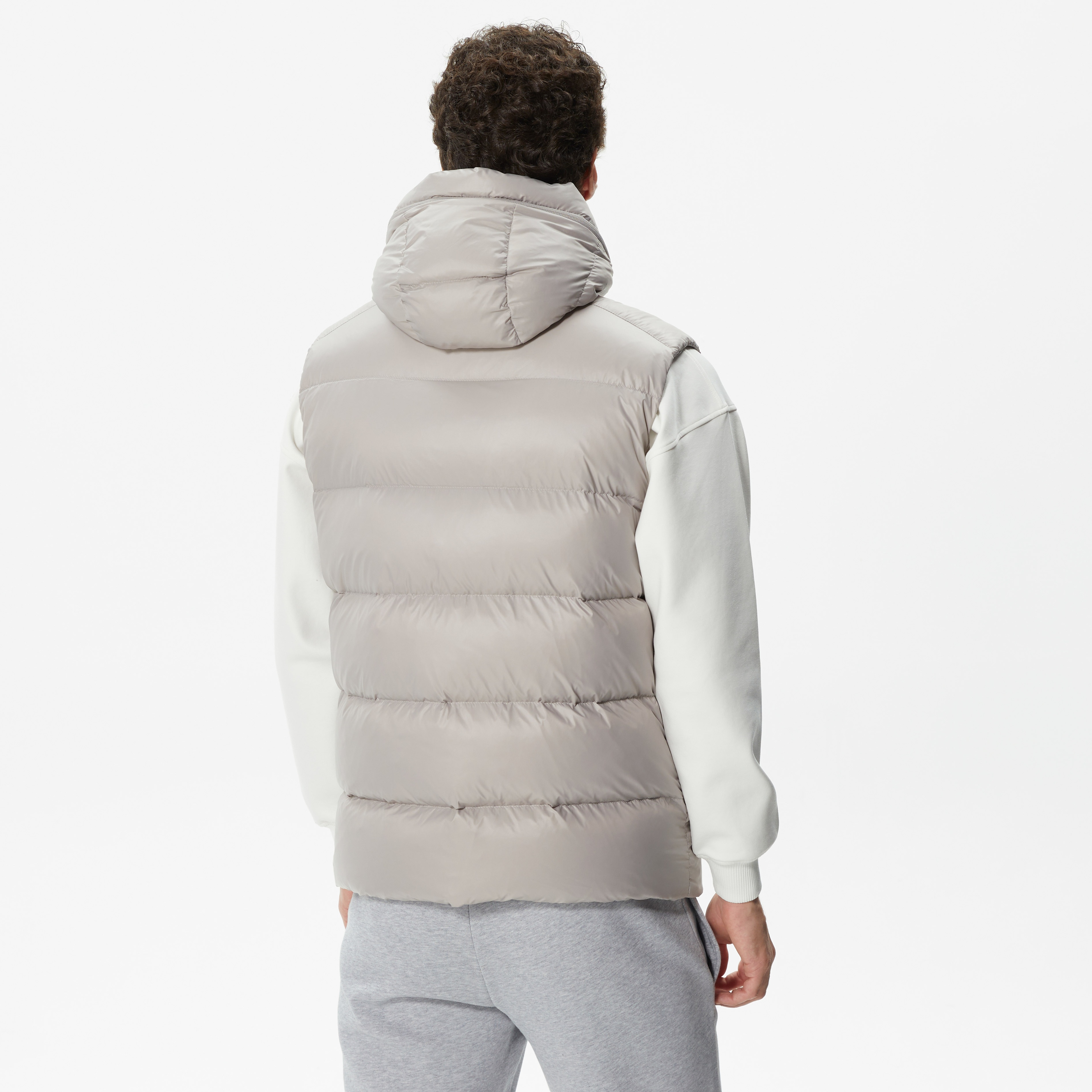 Erkek Kapitone Gri Yelek