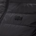 Kadın Dik Yaka Kapitone Siyah Yelek