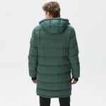 Erkek Kapüşonlu Kapitone Haki Mont