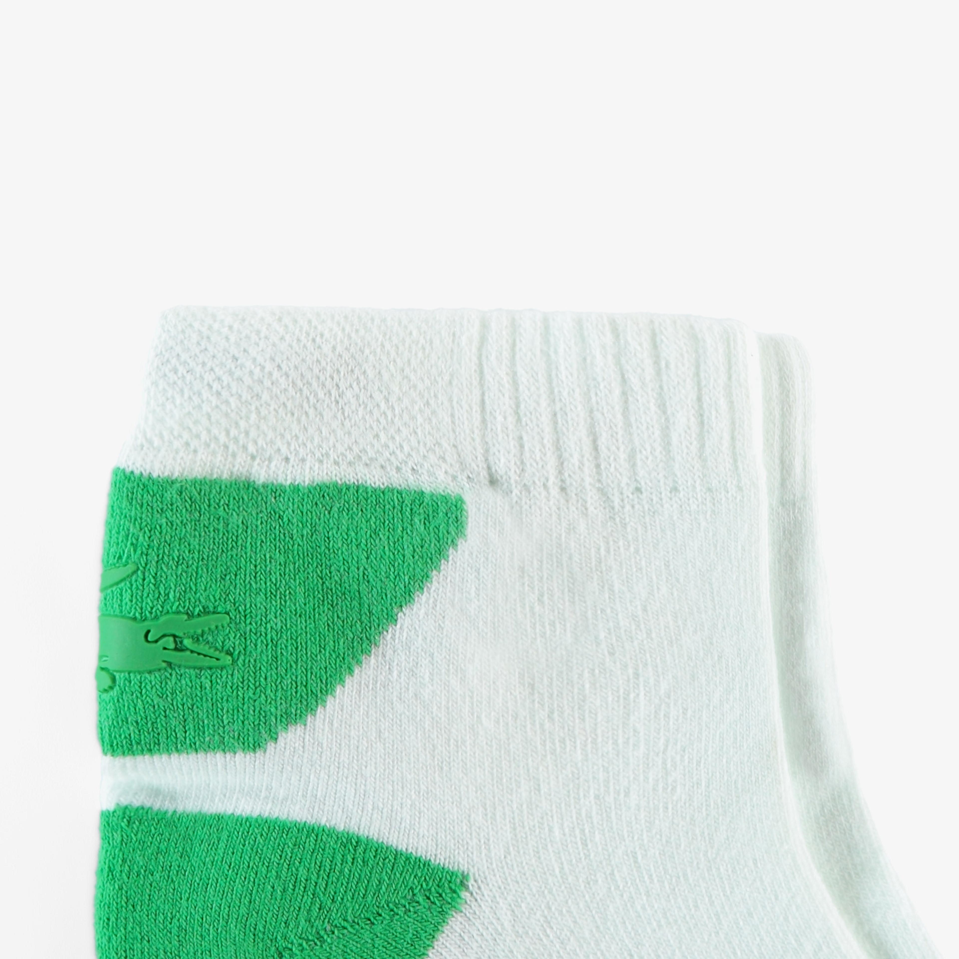 Unisex Renk Bloklu Yeşil Çorap