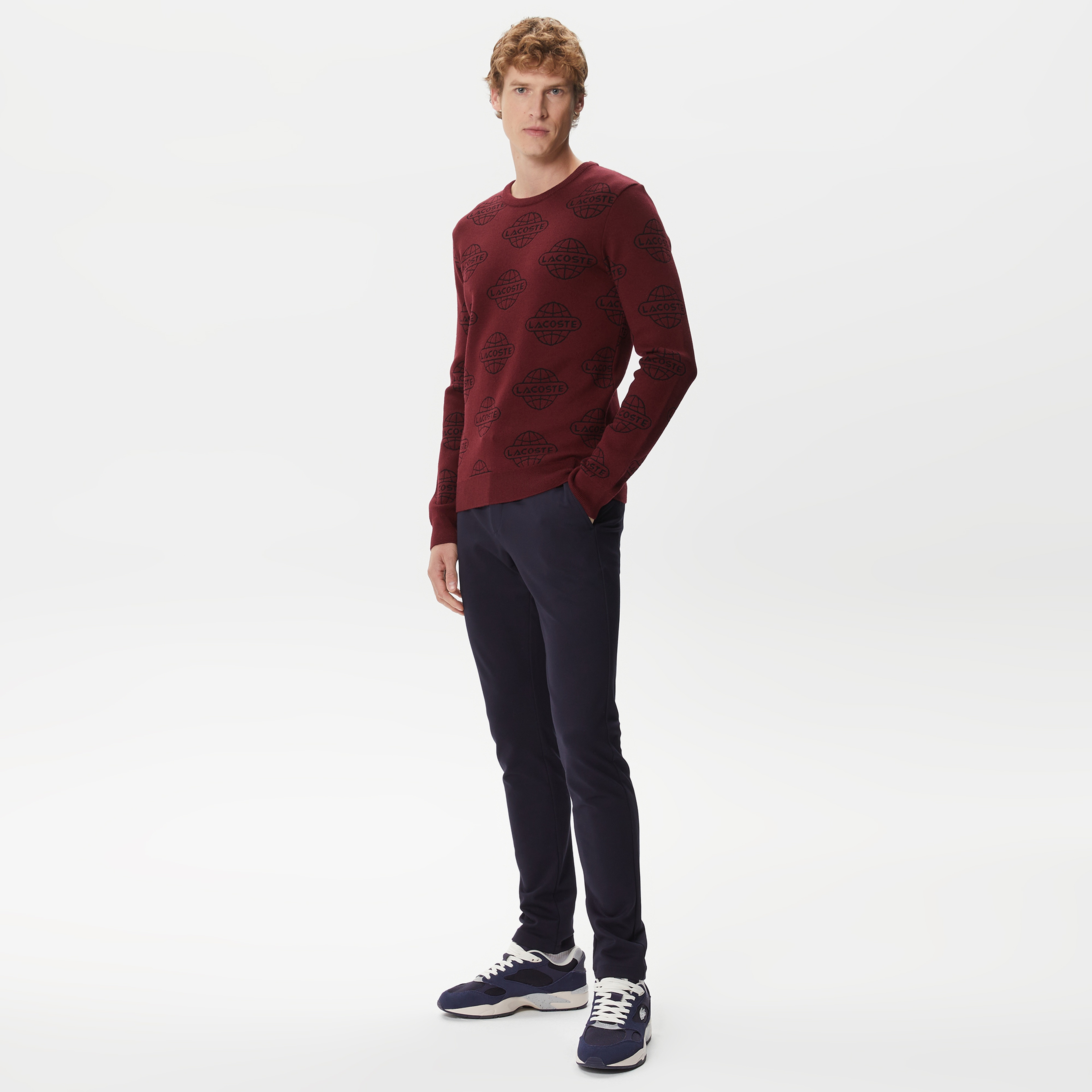 Erkek Tappered Fit Lacivert Pantolon