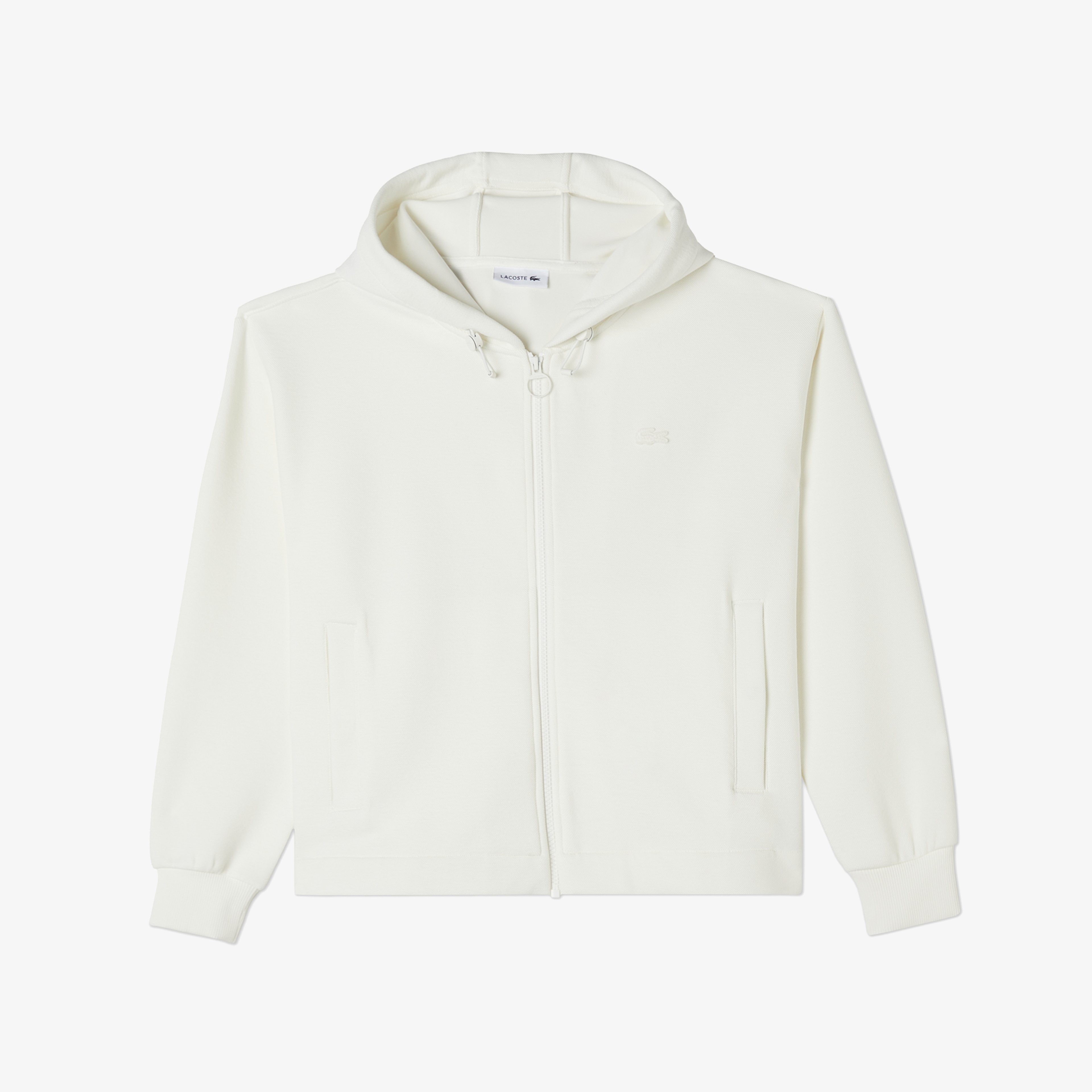 Kadın Relaxed Fit Kapüşonlu Beyaz Sweatshirt