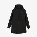 Kadın Kapüşonlu Haki Mont