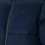 Erkek Gömlek Yaka Renk Bloklu Lacivert Mont