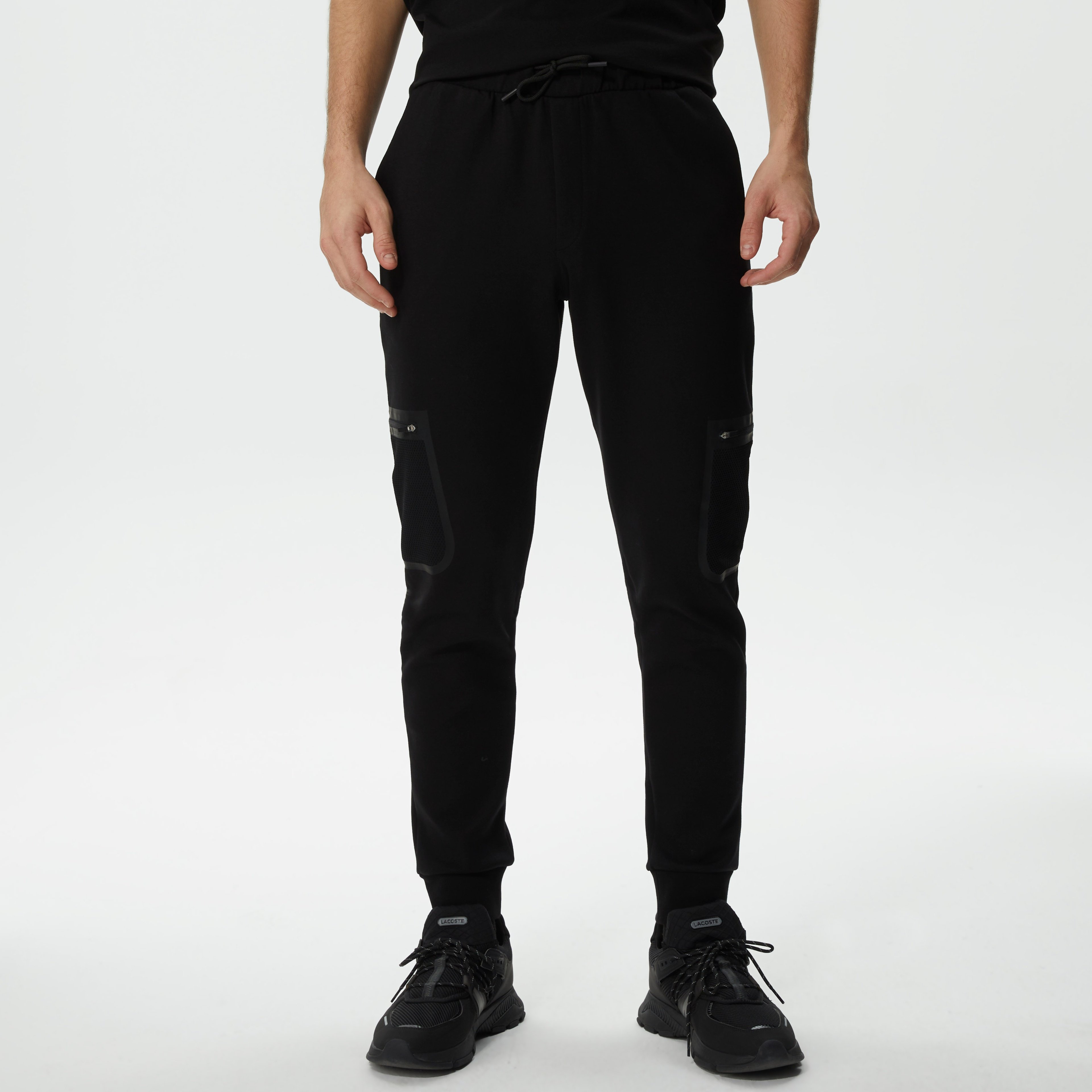 Erkek Slim Fit Siyah Eşofman Altı