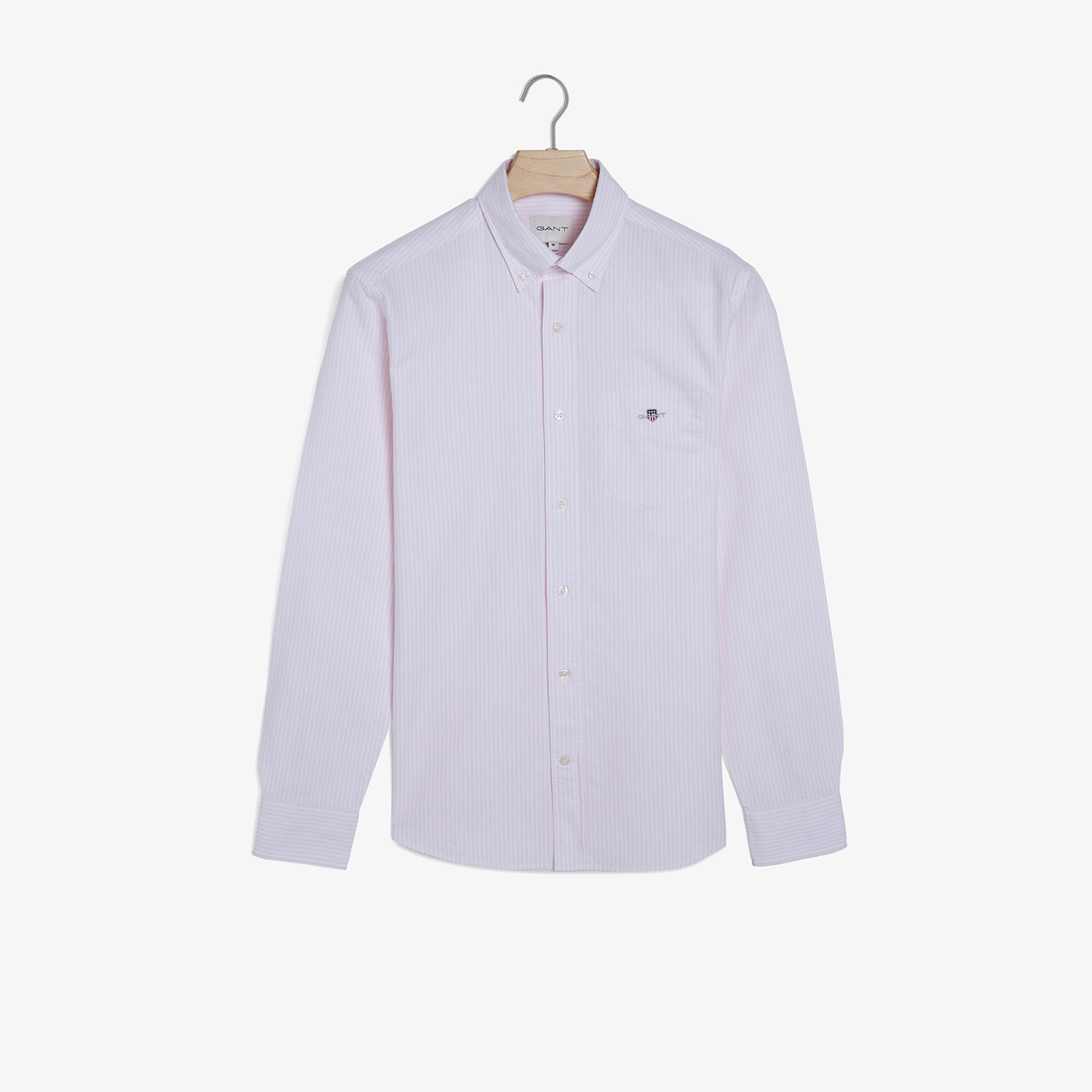 GANT Erkek Pembe Regular Fit Çizgili Gömlek