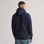 Gant Erkek Lacivert Regular Fit Kapüşonlu Sweatshirt