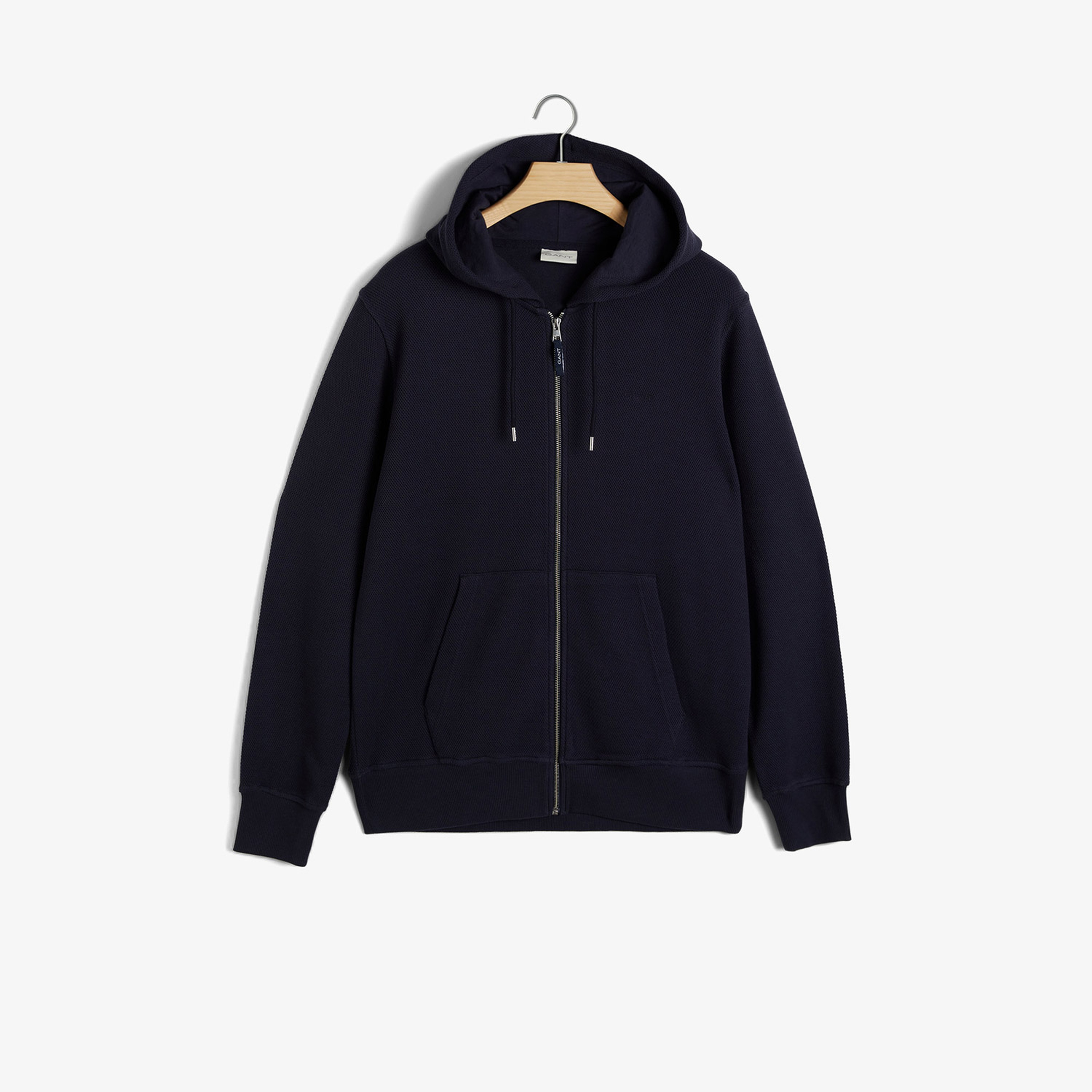 GANT Erkek Lacivert Regular Fit Fermuarlı Sweatshirt