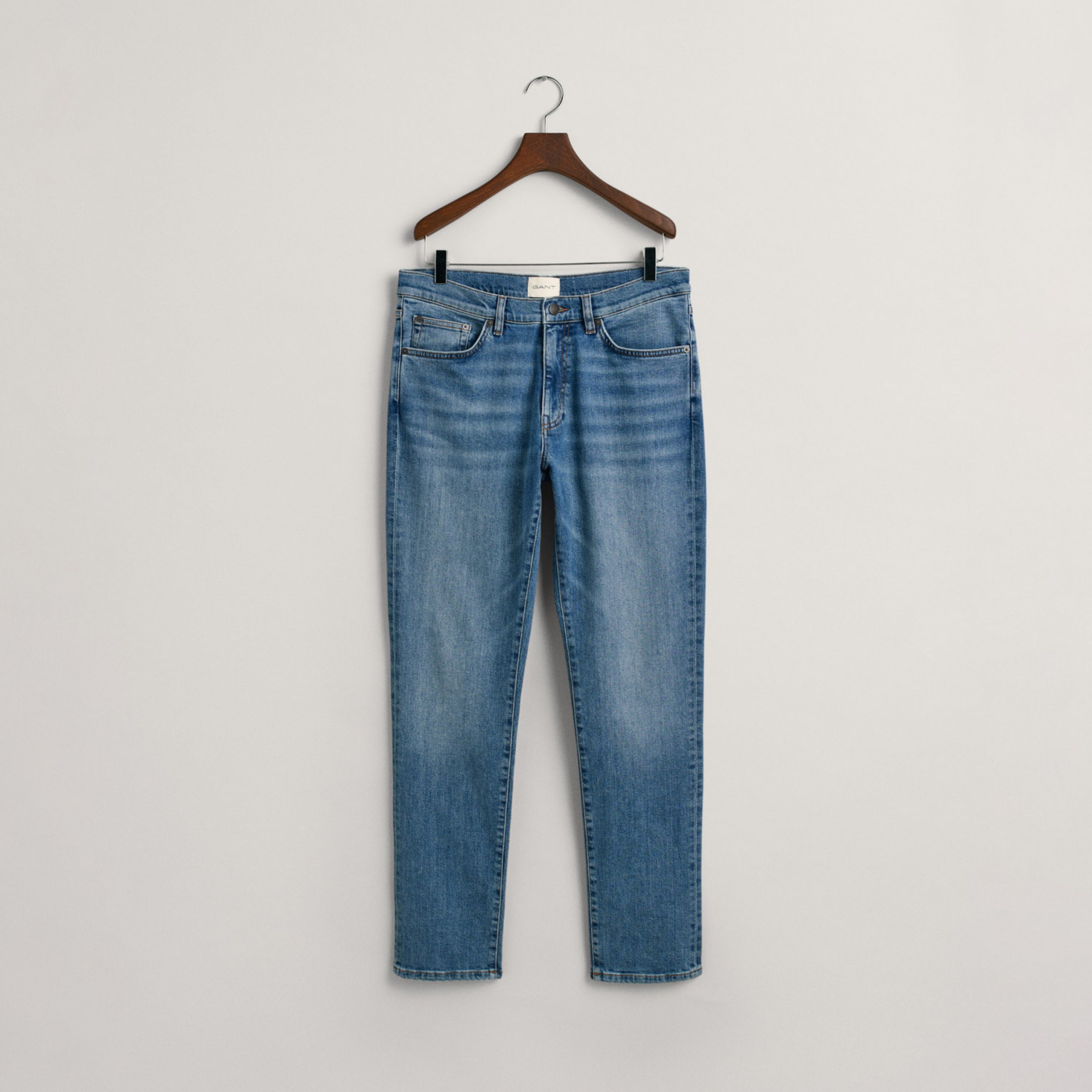 GANT Erkek Mavi Slim Fit Jean Pantolon