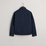 Gant Erkek Lacivert Dik Yaka Kapitone Rüzgarlık