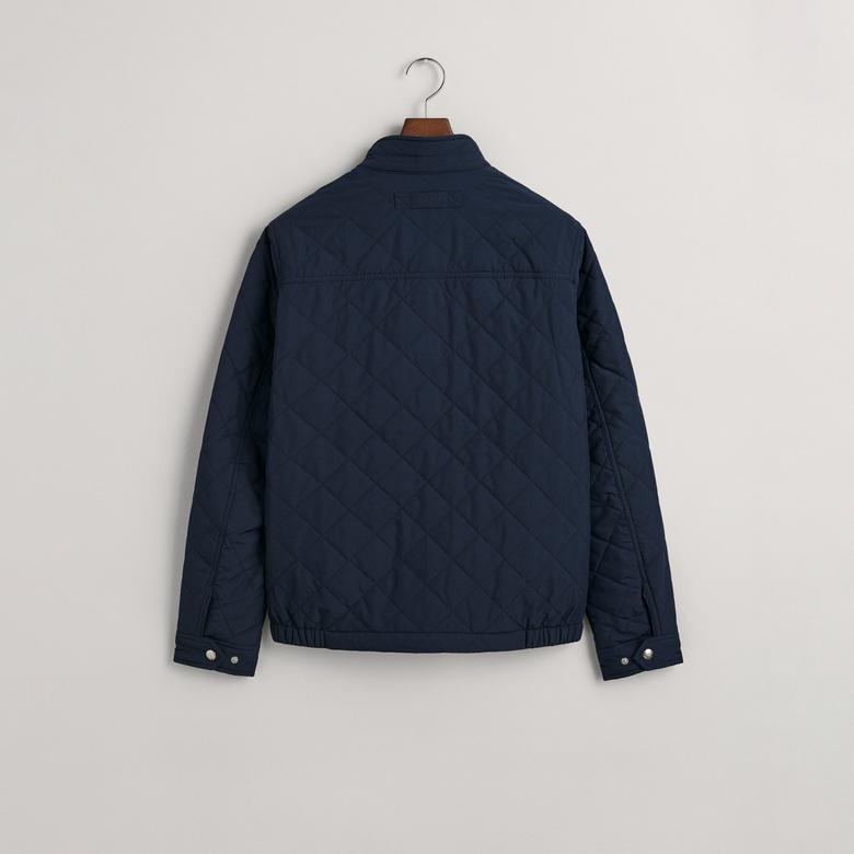 Gant Erkek Lacivert Dik Yaka Kapitone Rüzgarlık