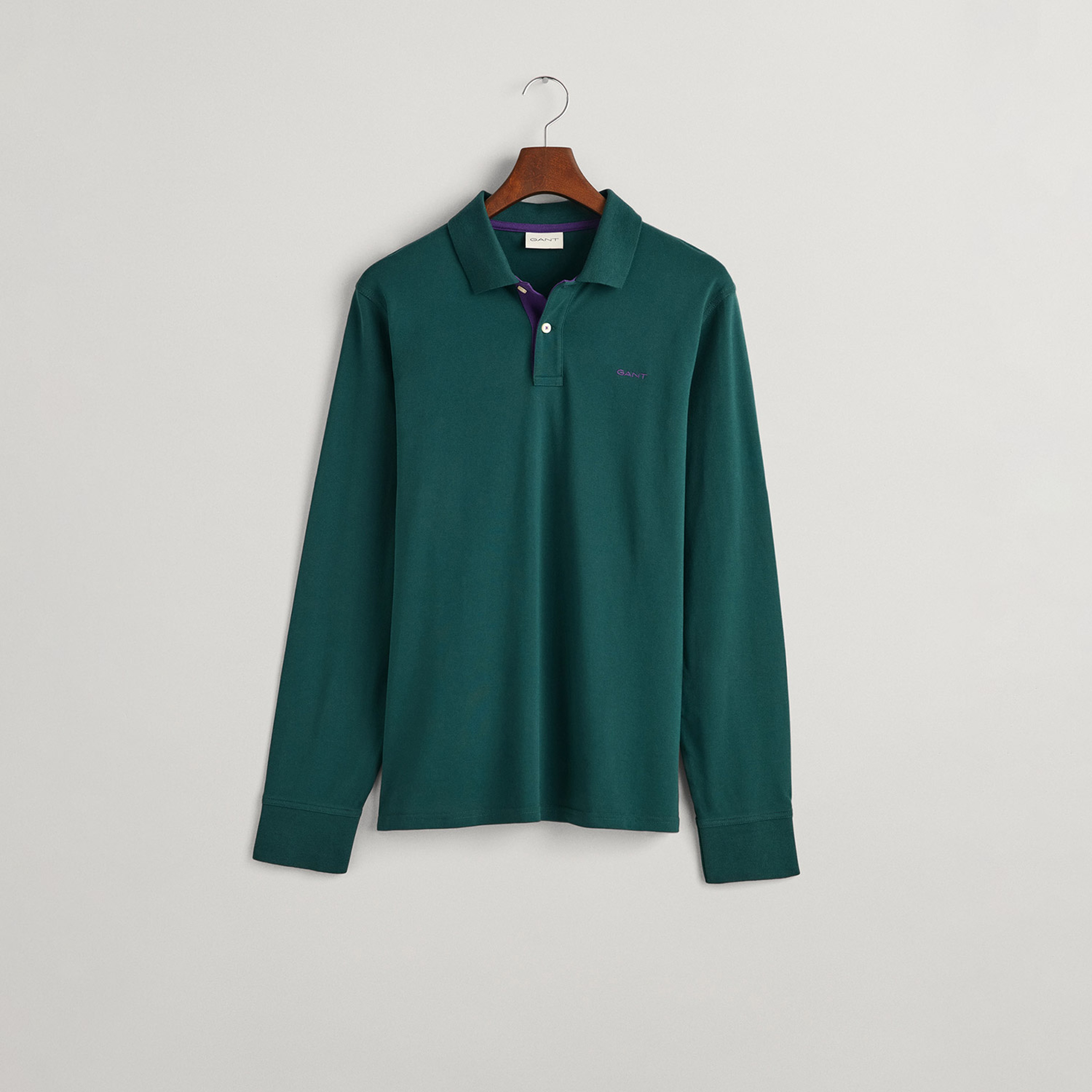 GANT Erkek Yeşil Regular Fit Logolu Polo