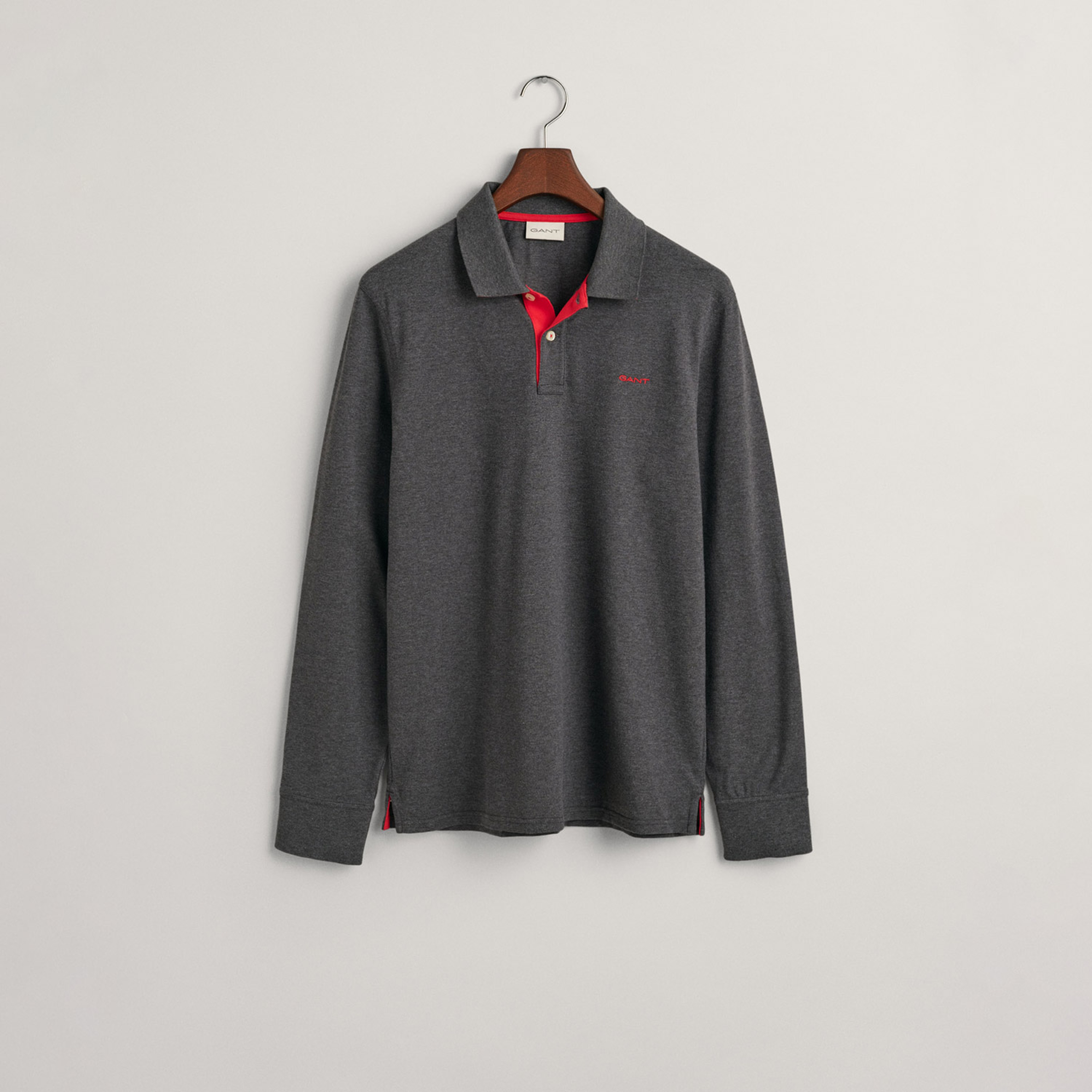 Gant Erkek Gri Regular Fit Polo