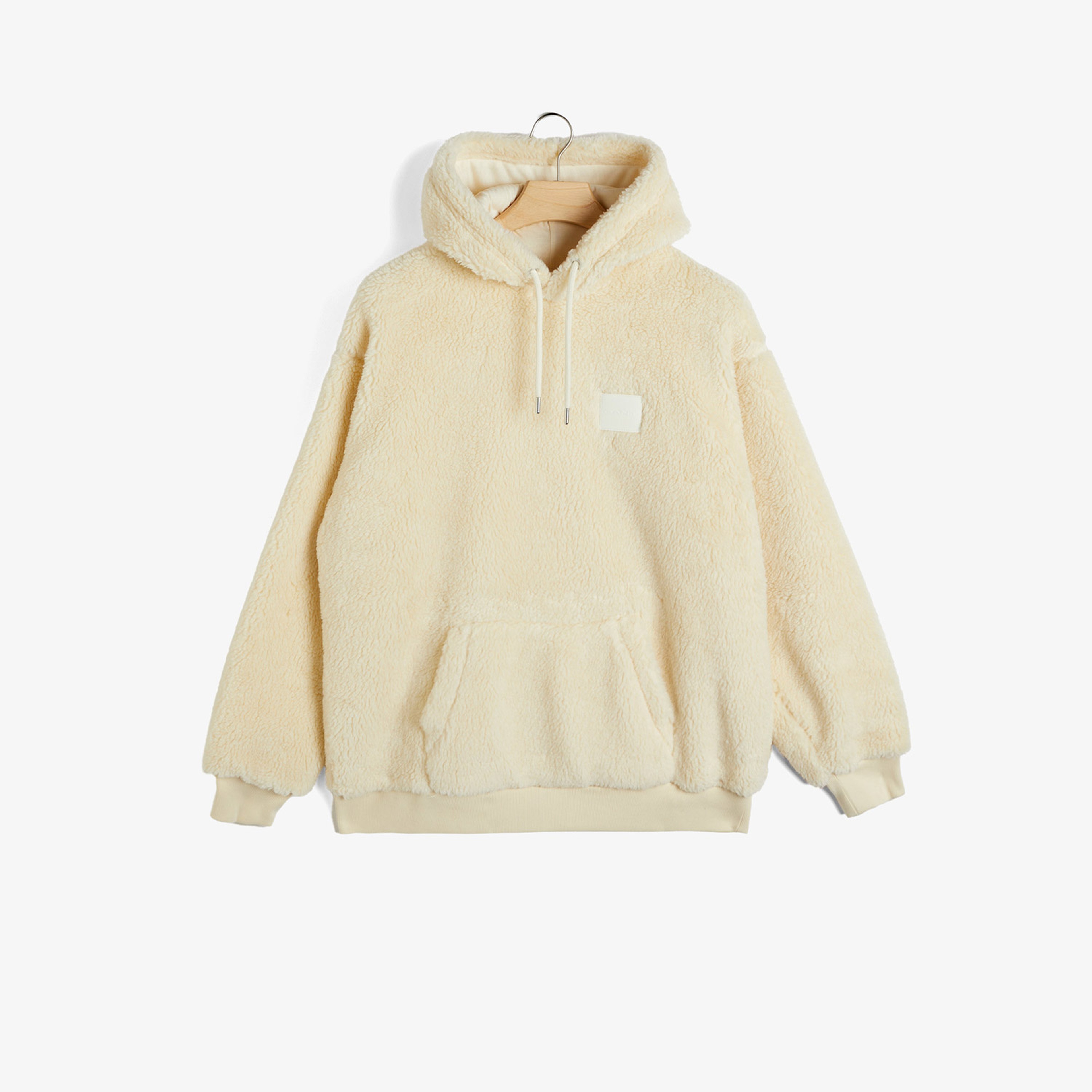 GANT Erkek Krem Relaxed Fit Kapüşonlu Sweatshirt