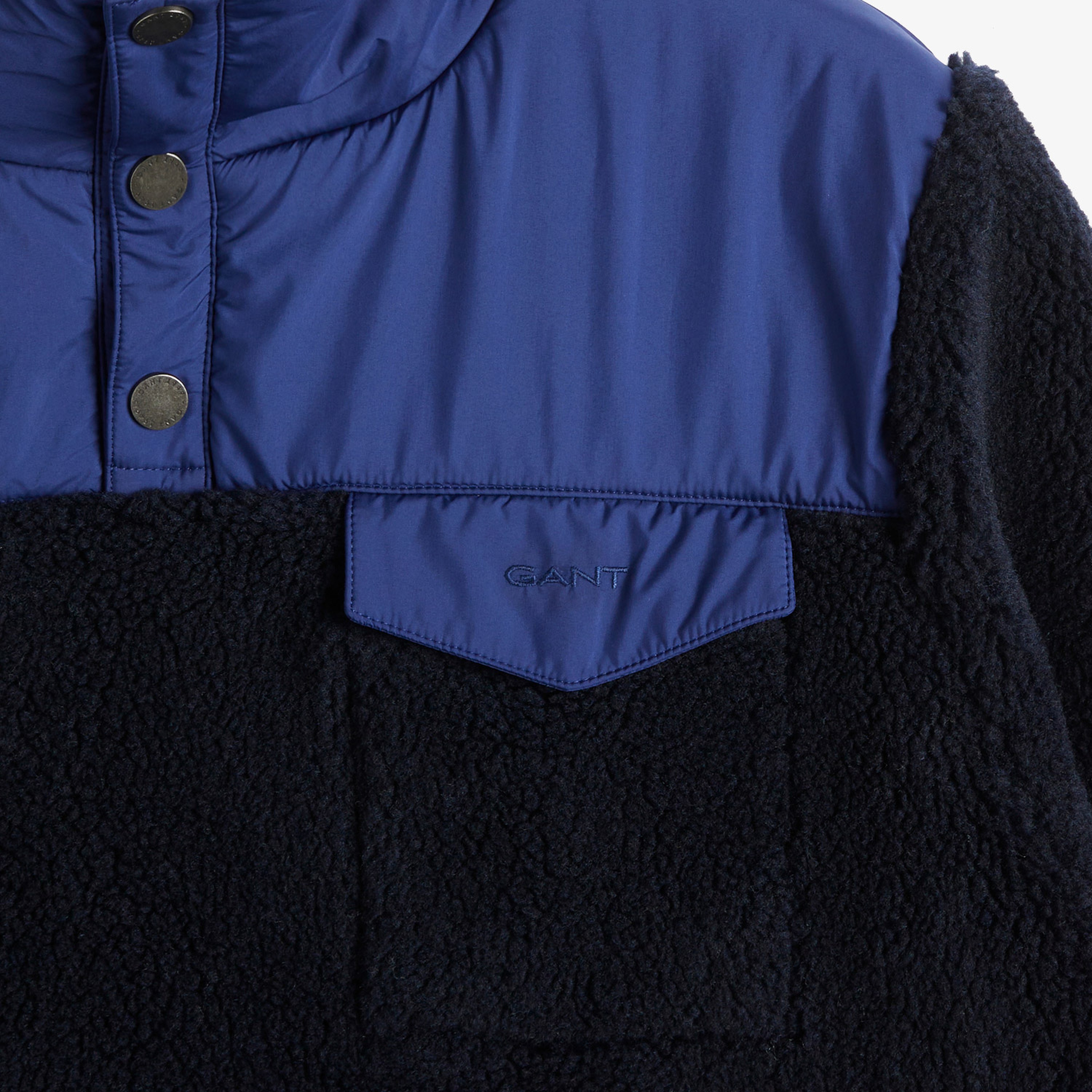 GANT Erkek Lacivert Regular Fit Dik Yaka Sweatshirt