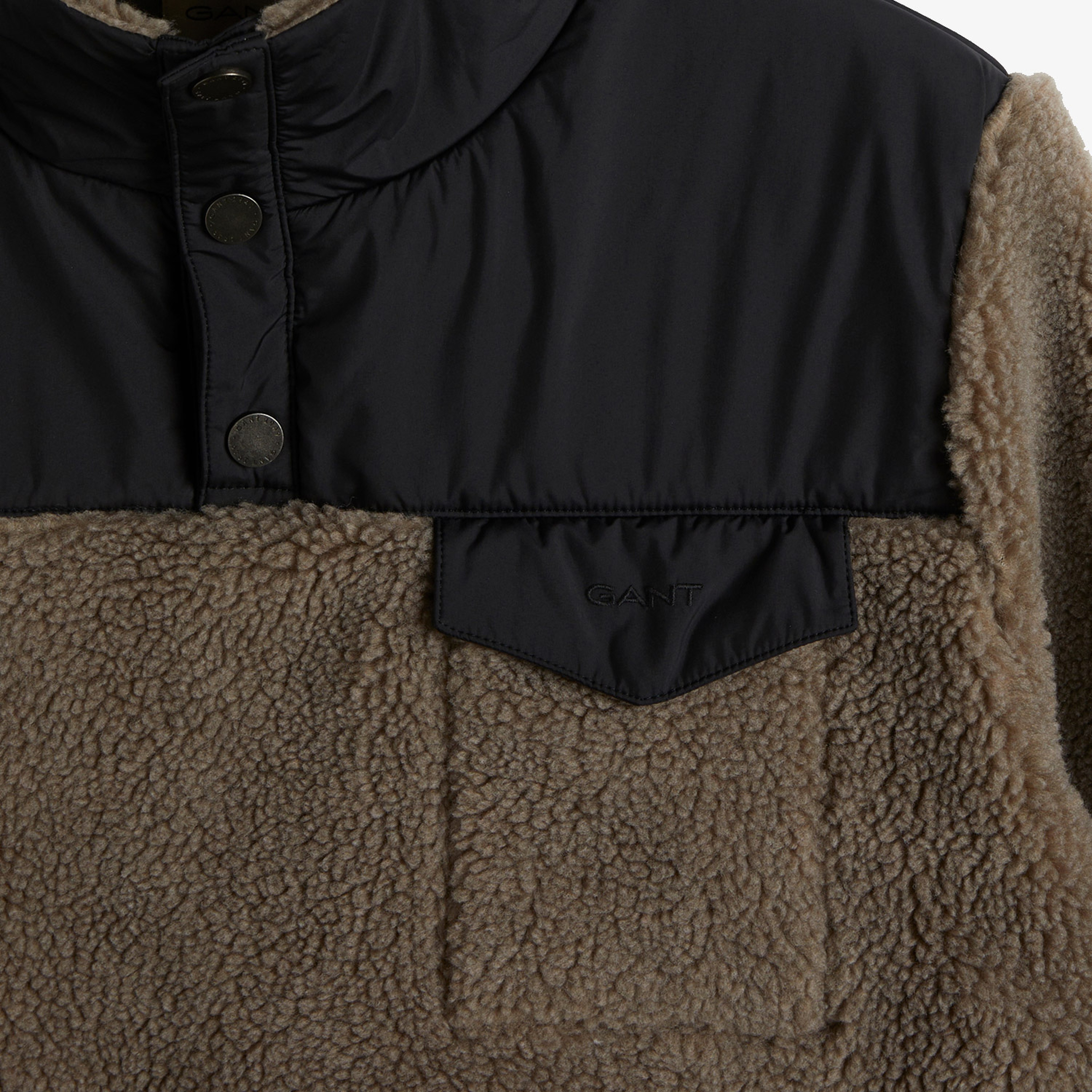 GANT Erkek Kahverengi Regular Fit Dik Yaka Sweatshirt