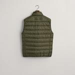 GANT Erkek Yeşil Regular Fit Dik Yaka Kapitone Yelek