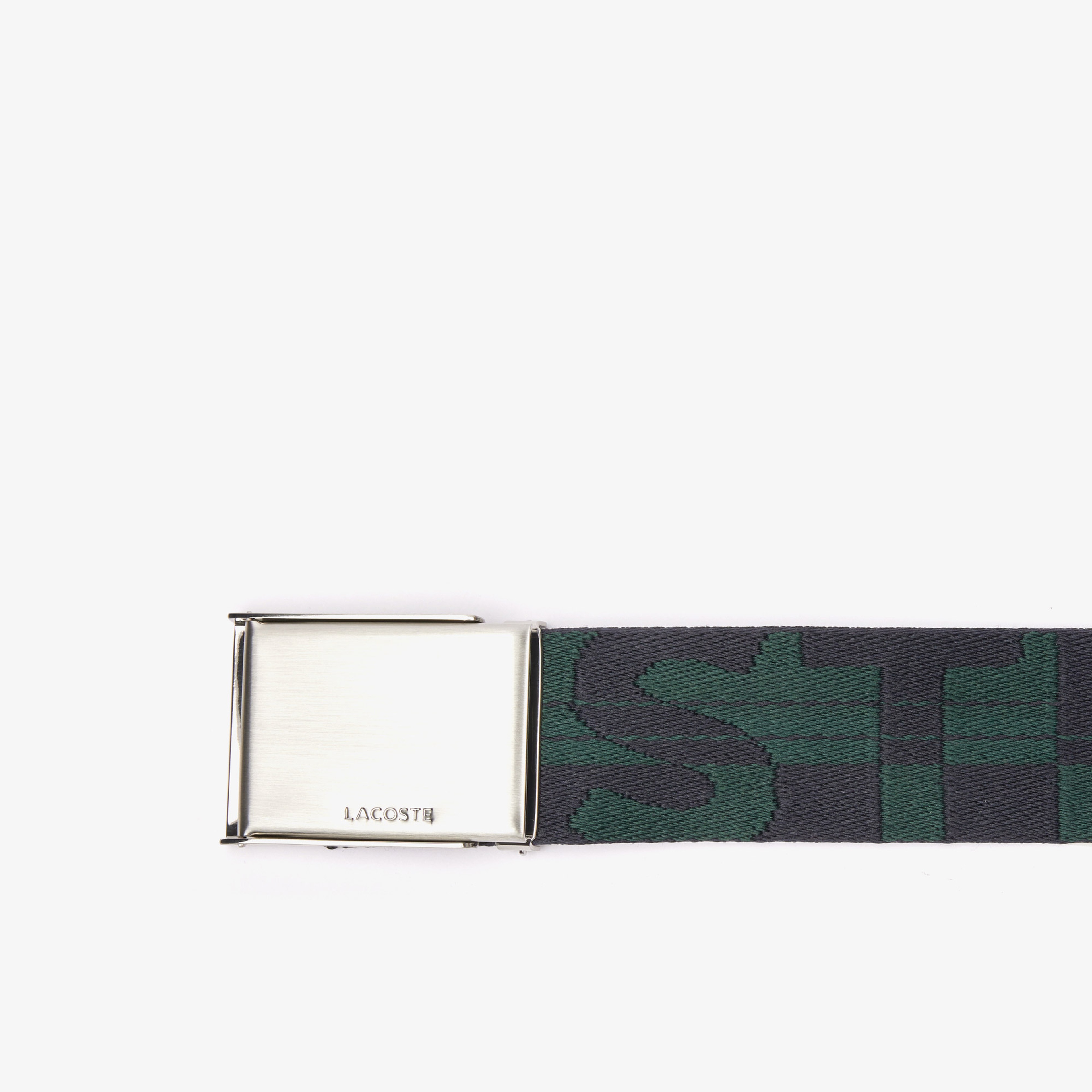 Lacoste Erkek Baskılı Siyah Kemer