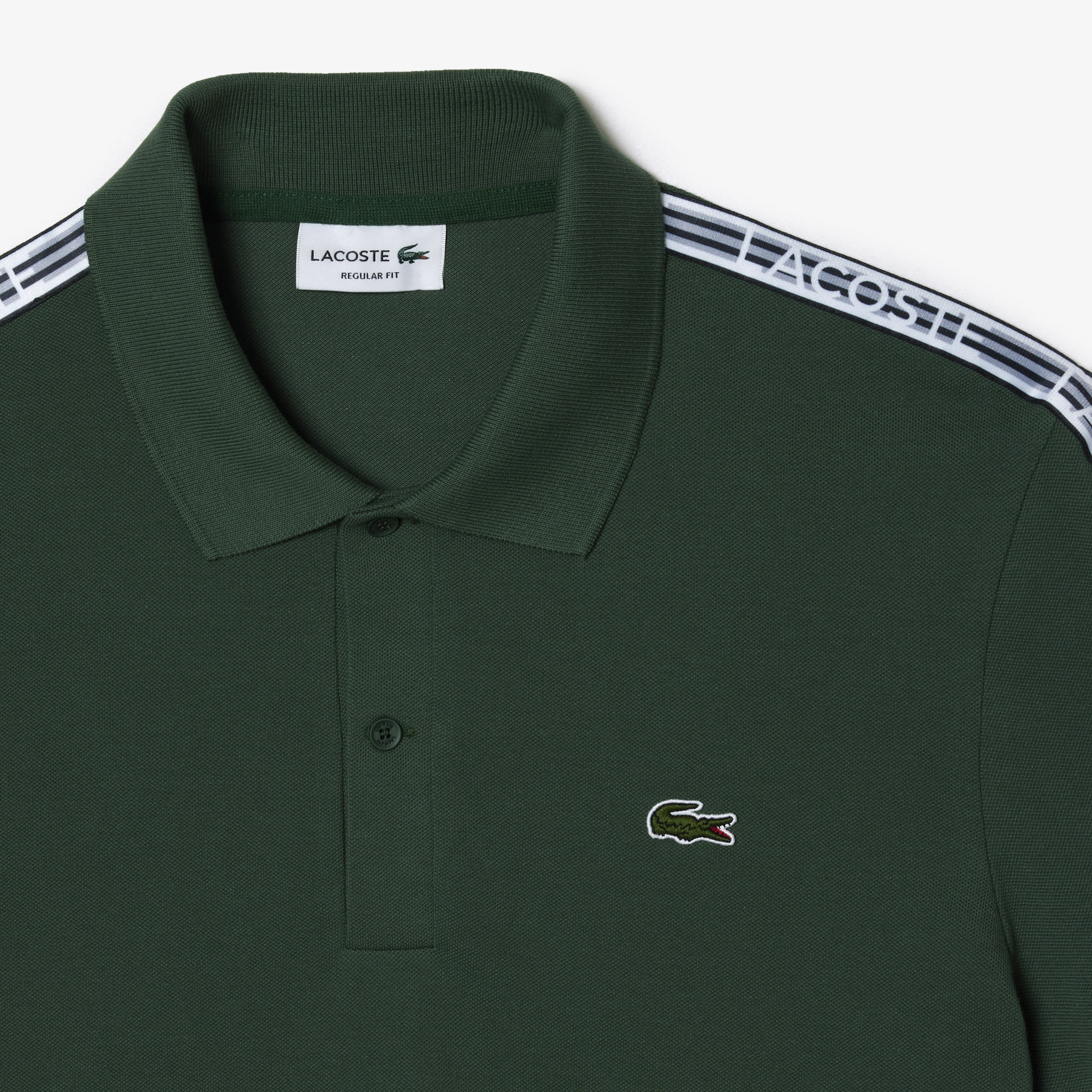 Lacoste Erkek Regular Fit Baskılı Haki Polo