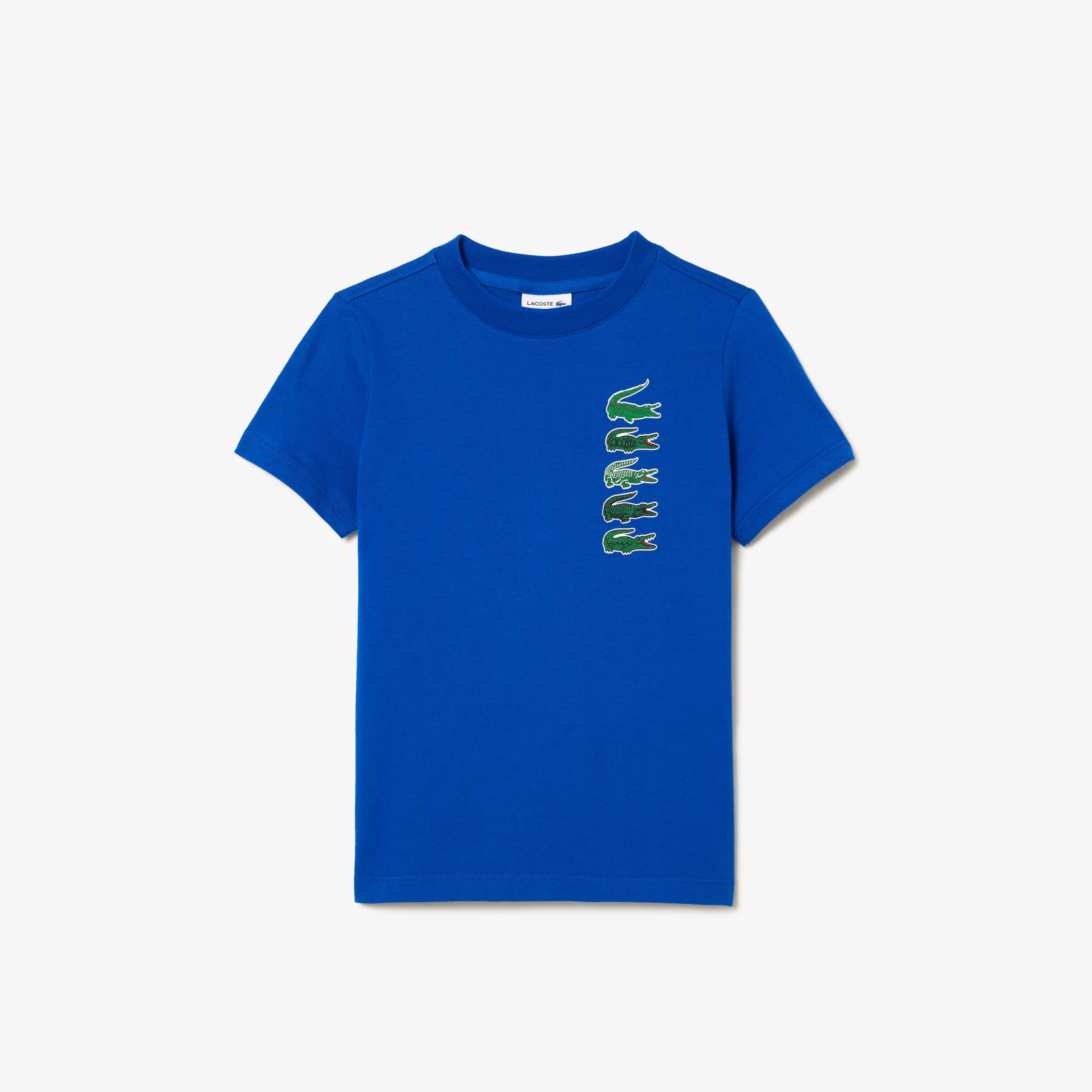 Çocuk Bisiklet Yaka Mavi T-shirt