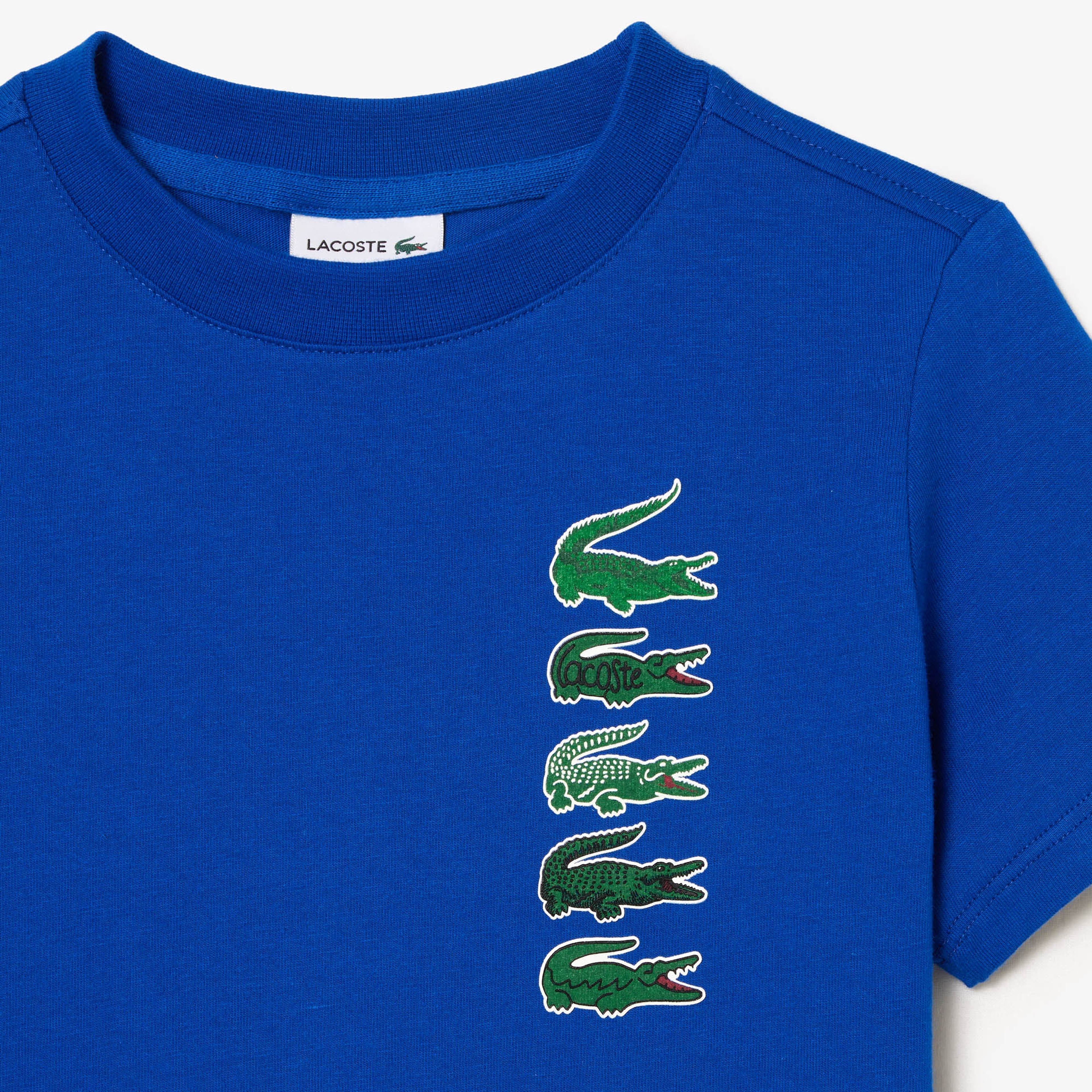Çocuk Bisiklet Yaka Mavi T-shirt