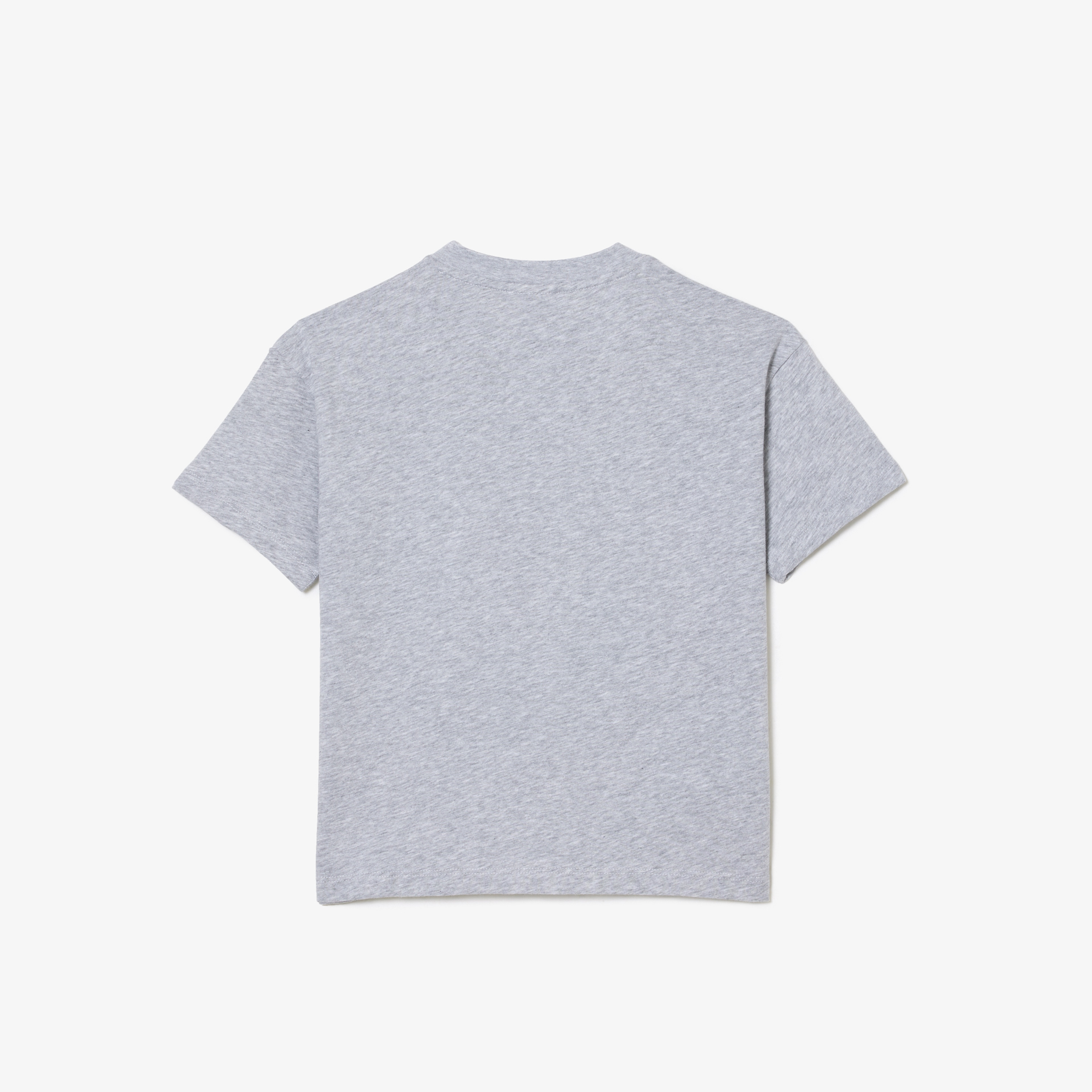 Çocuk Bisiklet Yaka Desenli Gri T-Shirt