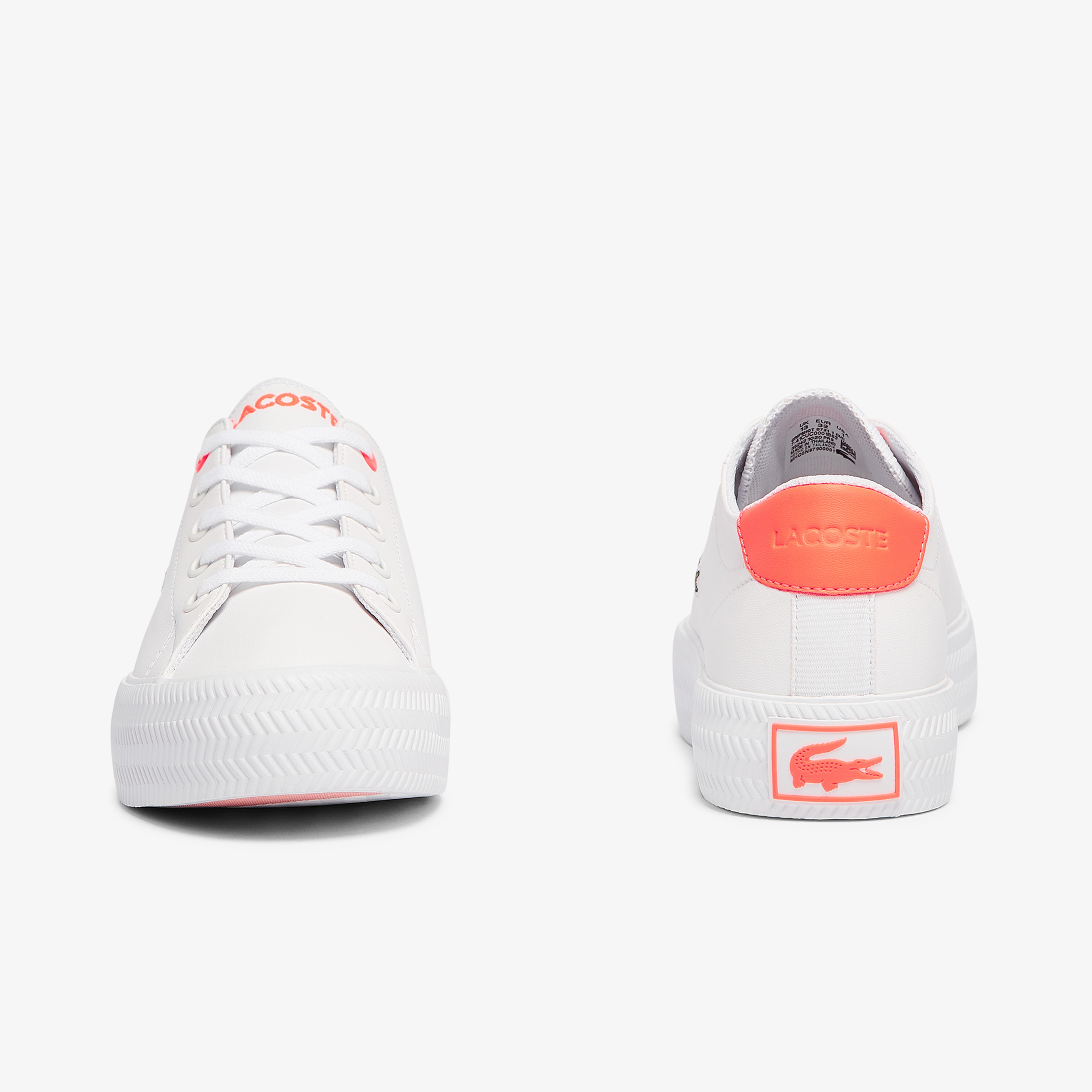 Lacoste Gripshot 0721 1 Cuc Çocuk Beyaz - Pembe Spor Ayakkabı