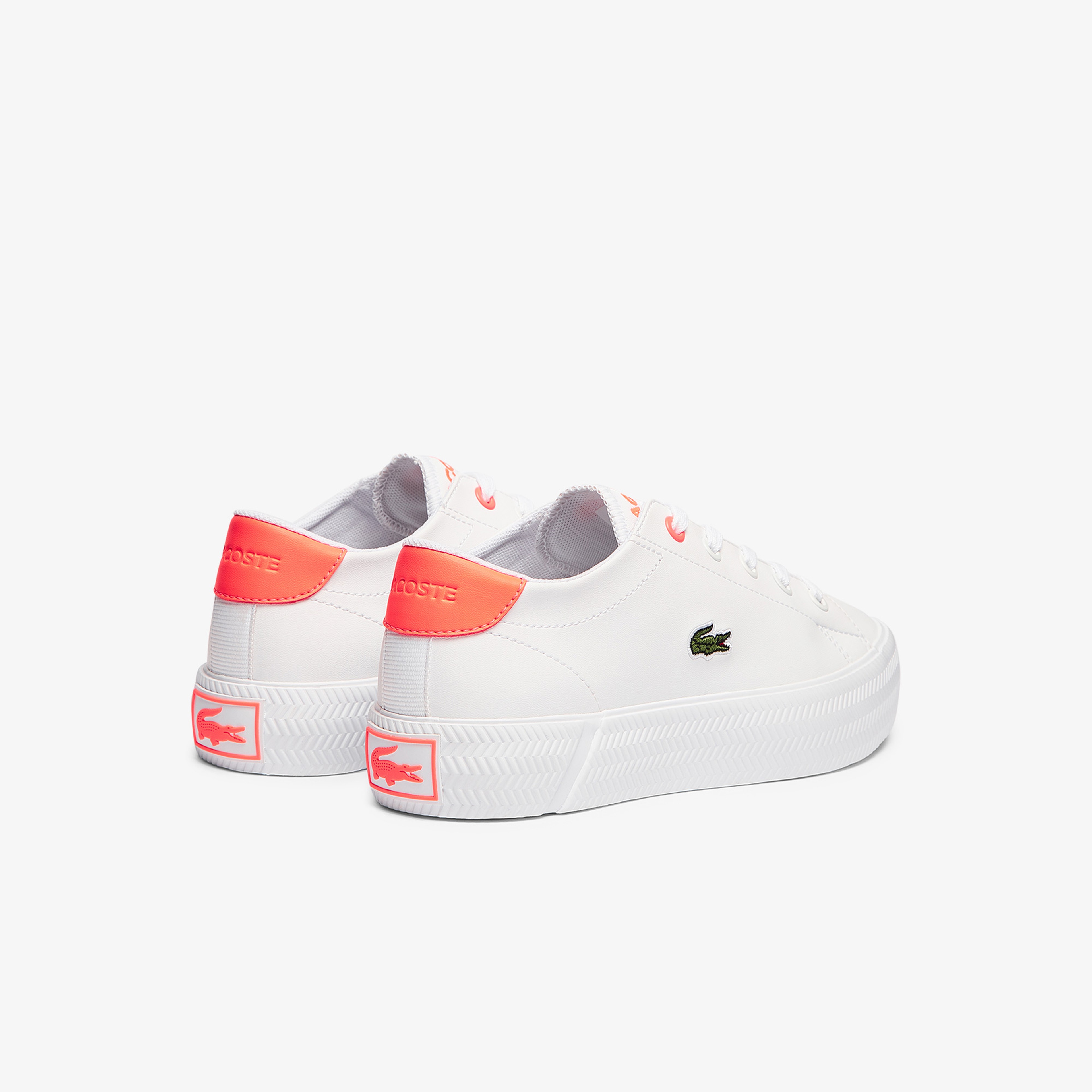 Lacoste Gripshot 0721 1 Cuc Çocuk Beyaz - Pembe Spor Ayakkabı