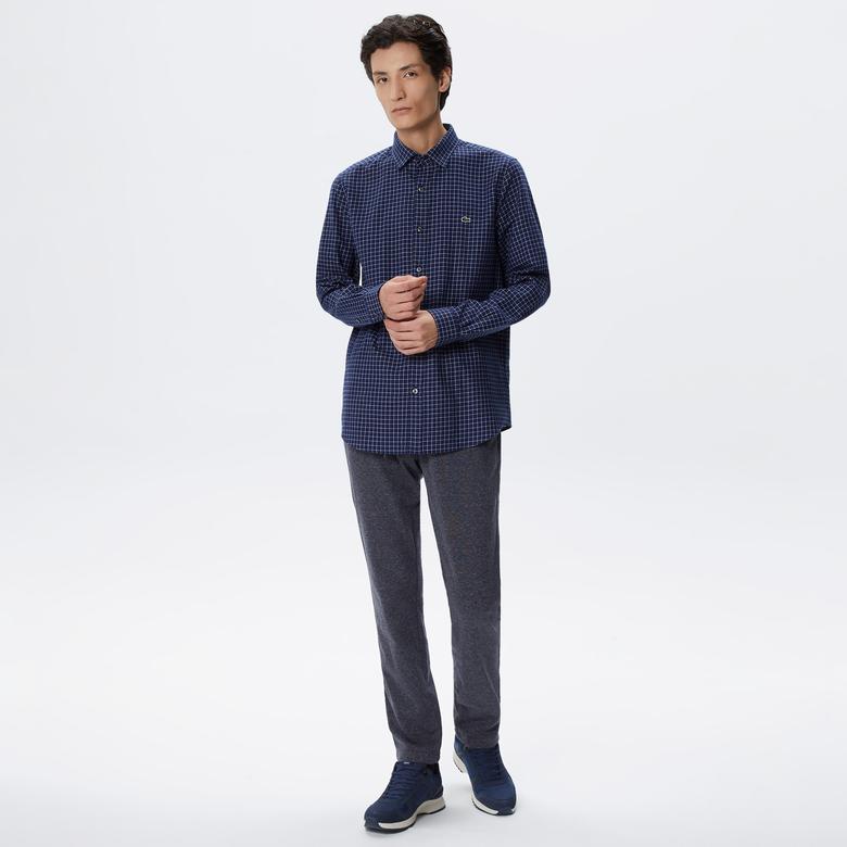 Lacoste Erkek Slim Fit Lacivert Pantolon
