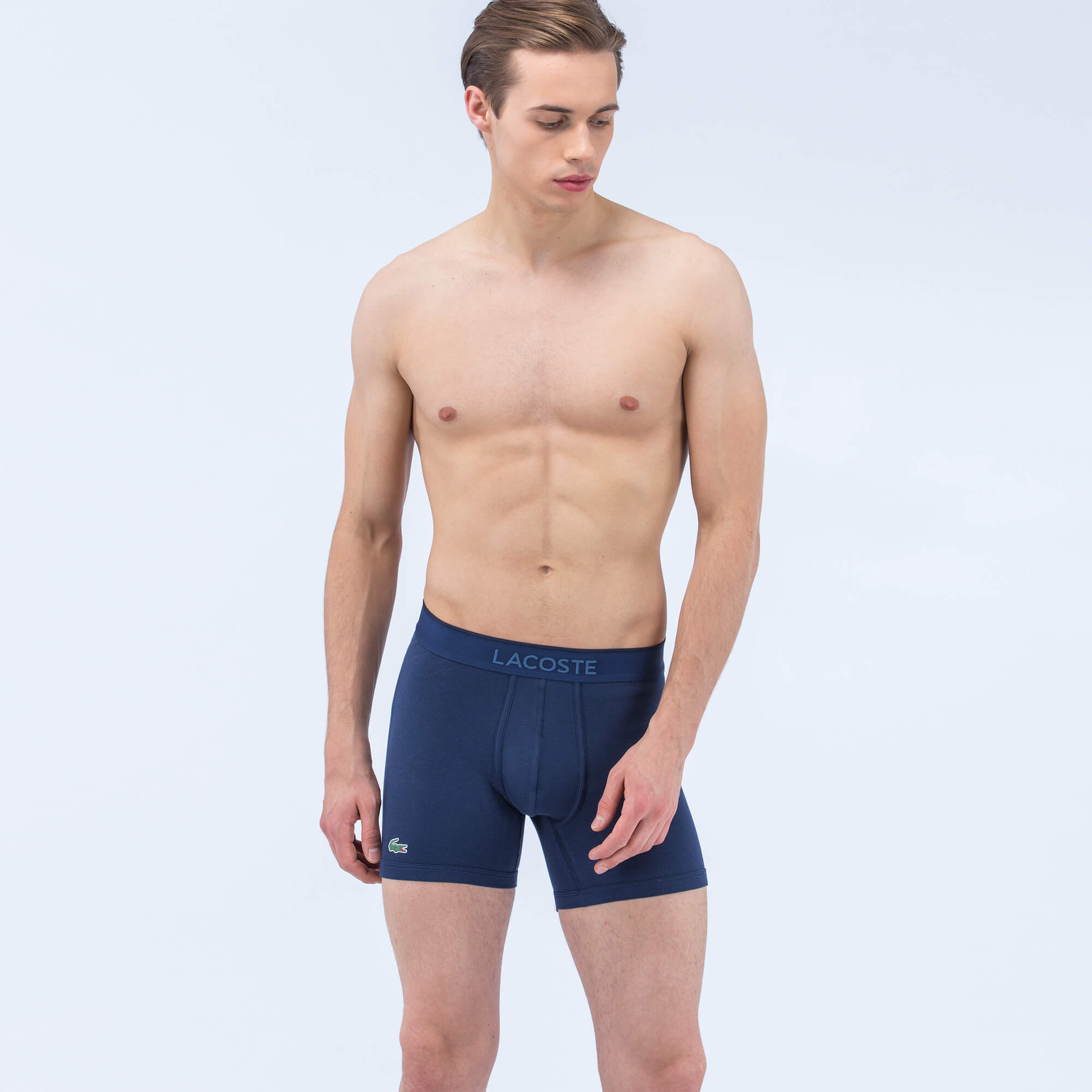 Lacoste Erkek Mavi Boxer