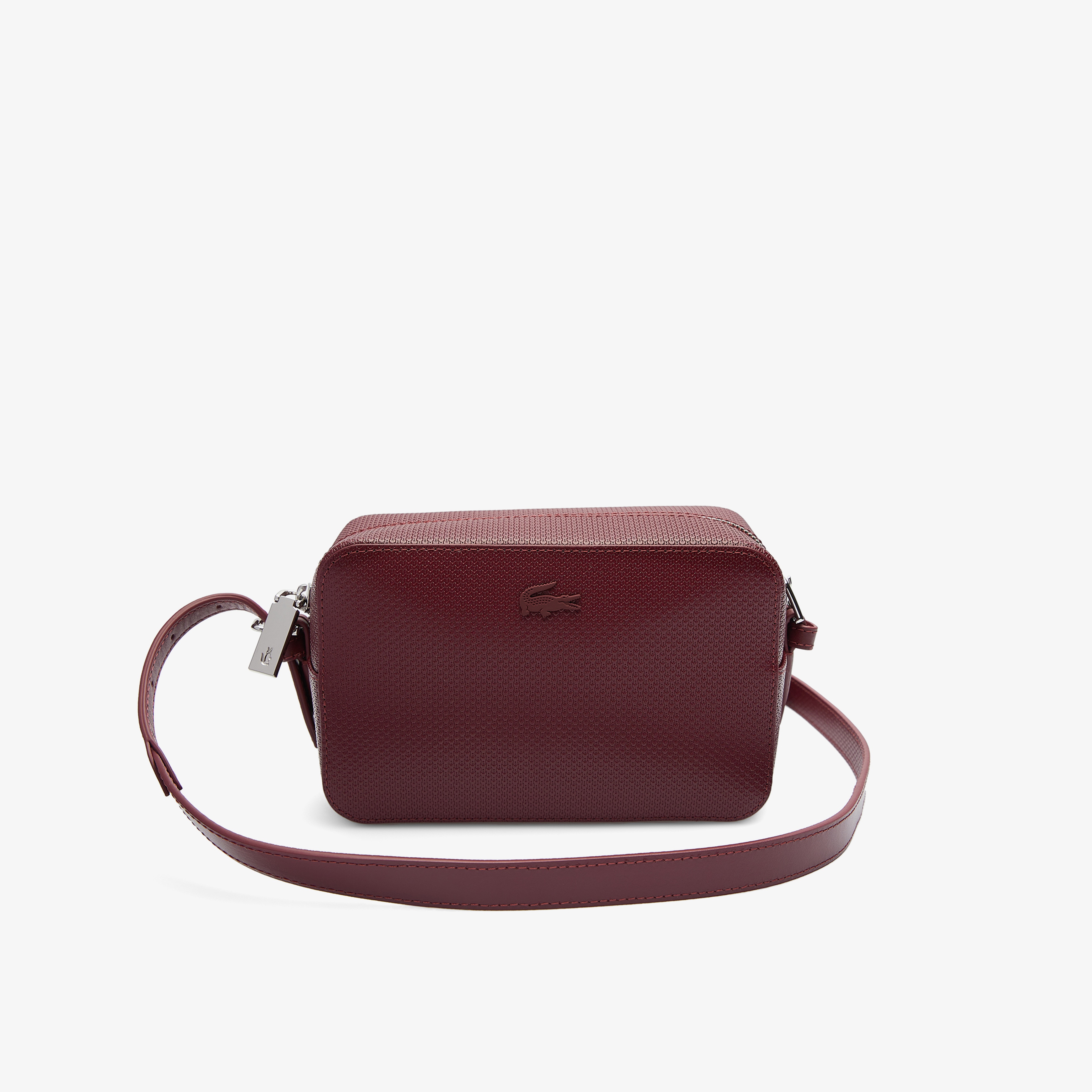 Lacoste Chantaco Kadın Deri Bordo Postacı Çantası