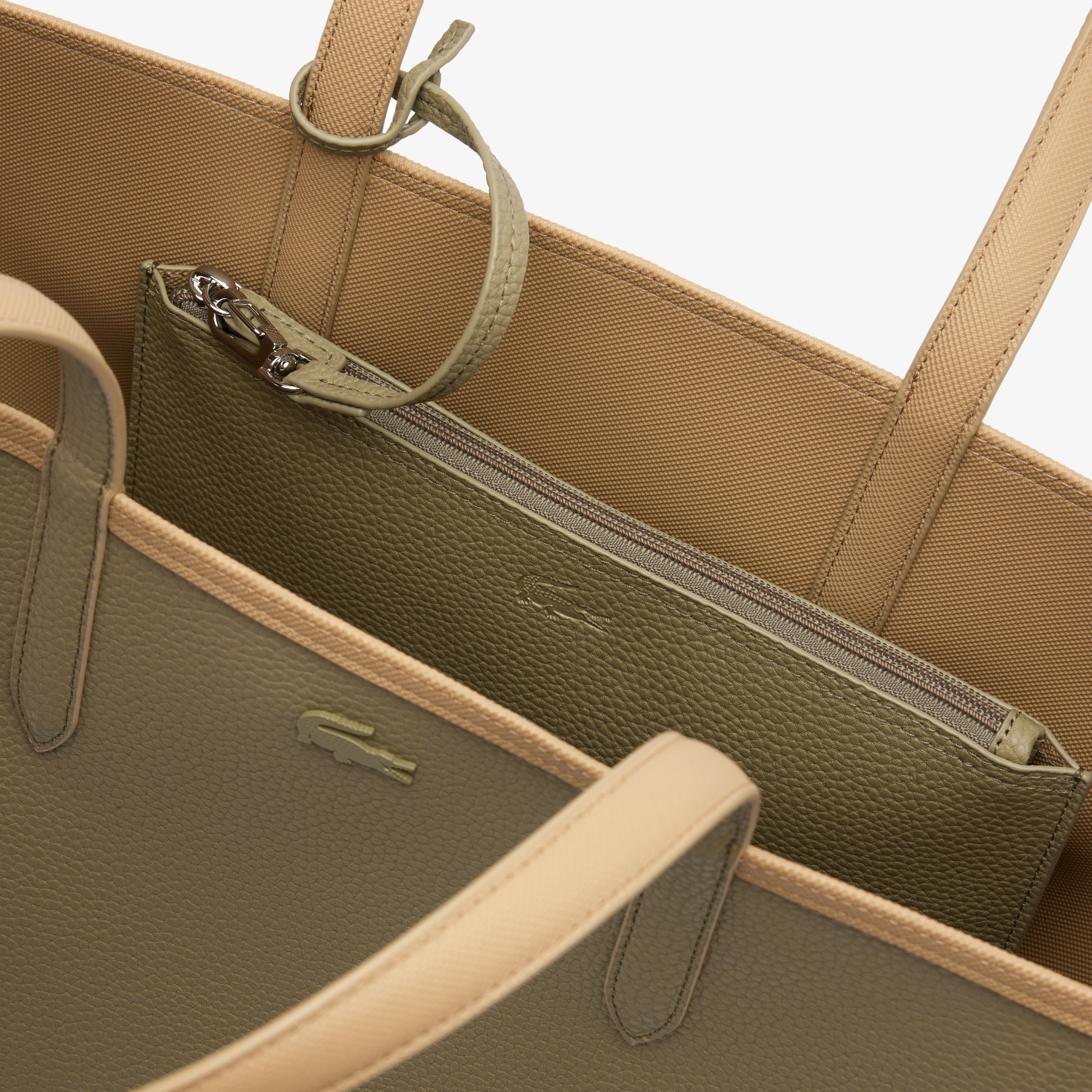 Lacoste Anna Kadın Çift Taraflı Bej Omuz Çantası