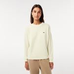 Kadın Relaxed Fit Bisiklet Yaka Yün Krem Triko