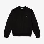 Erkek Classic Fit Bisiklet Yaka Siyah Sweatshirt