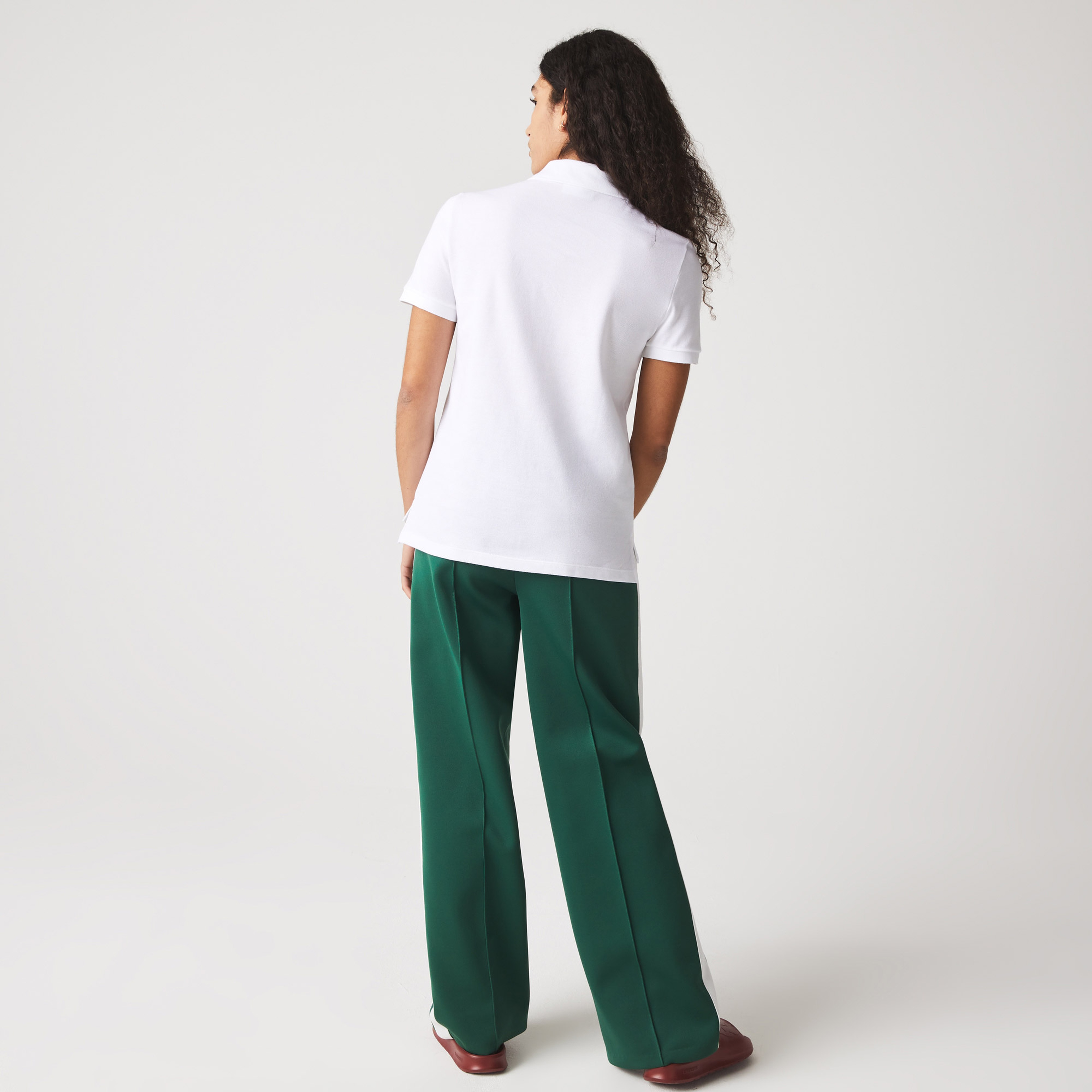 Kadın Regular Fit Beyaz Polo