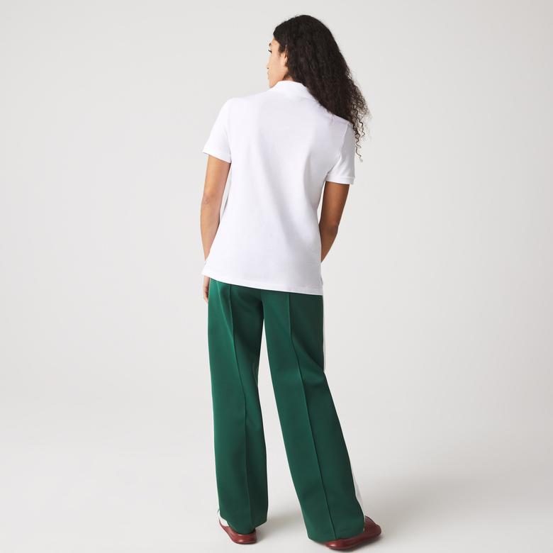 Kadın Regular Fit Beyaz Polo