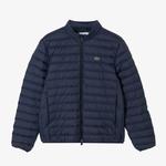 Erkek Dik Yaka Kapitone Lacivert Mont