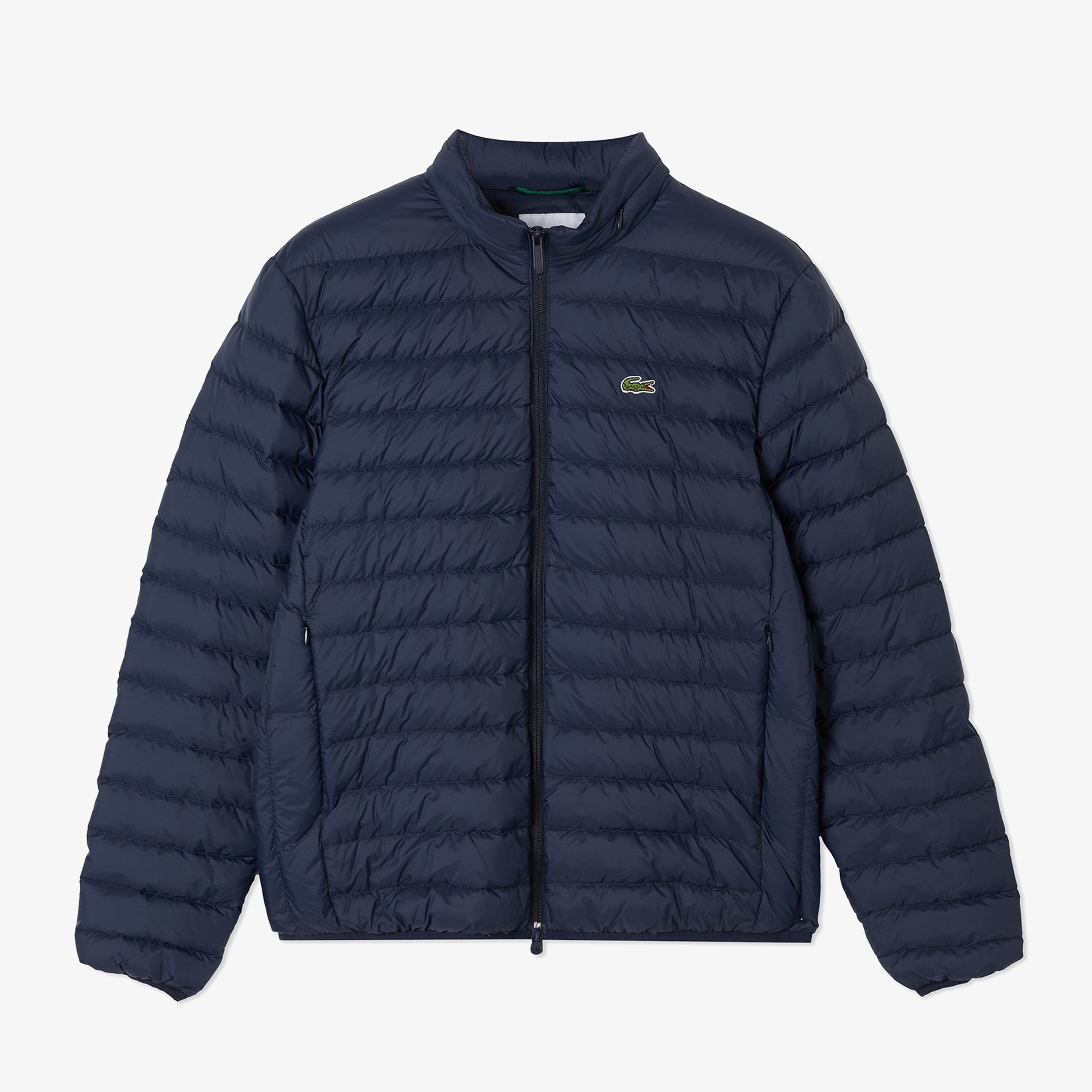 Erkek Dik Yaka Kapitone Lacivert Mont