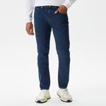 Erkek Slim Fit Mavi Jean Pantolon