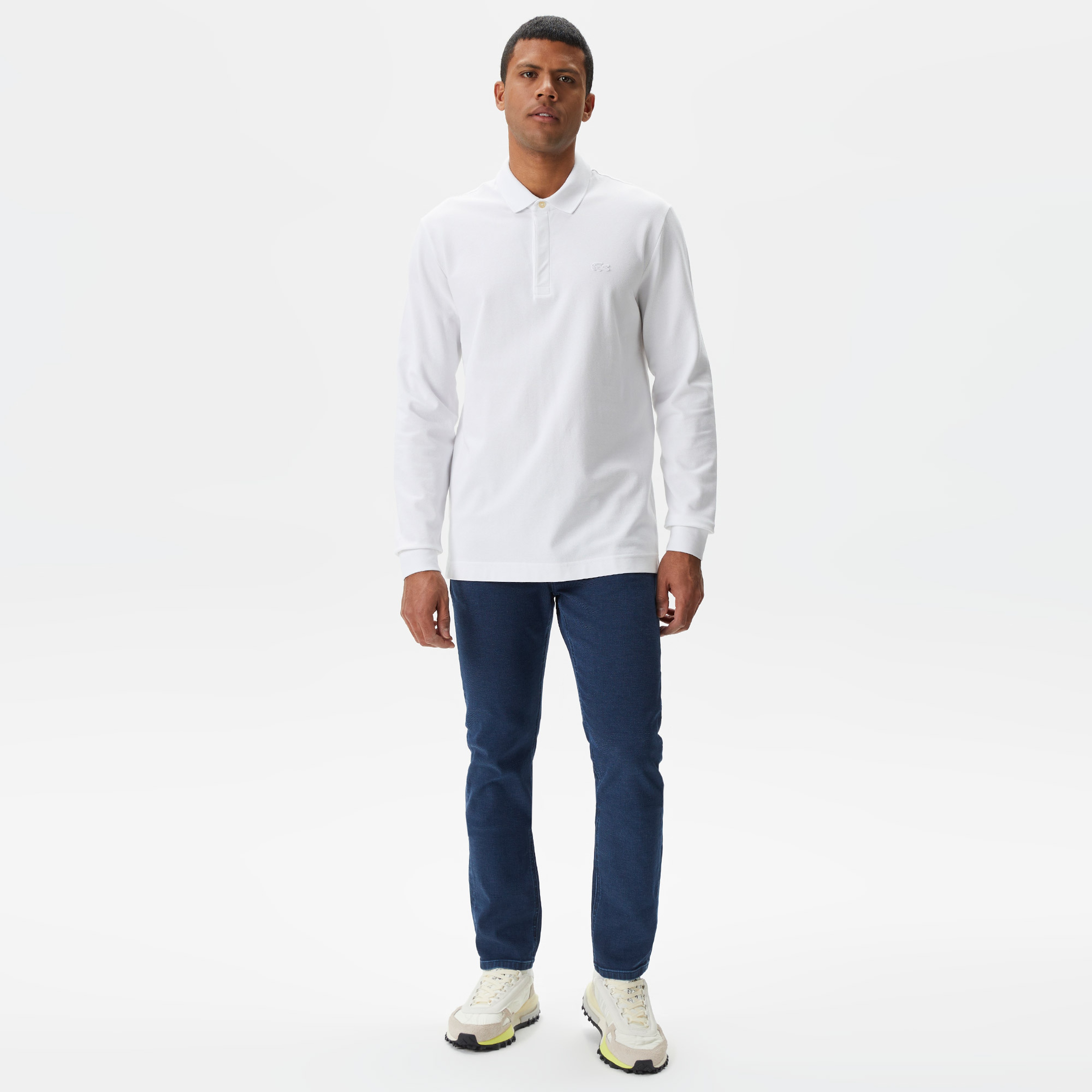 Erkek Slim Fit Mavi Jean Pantolon