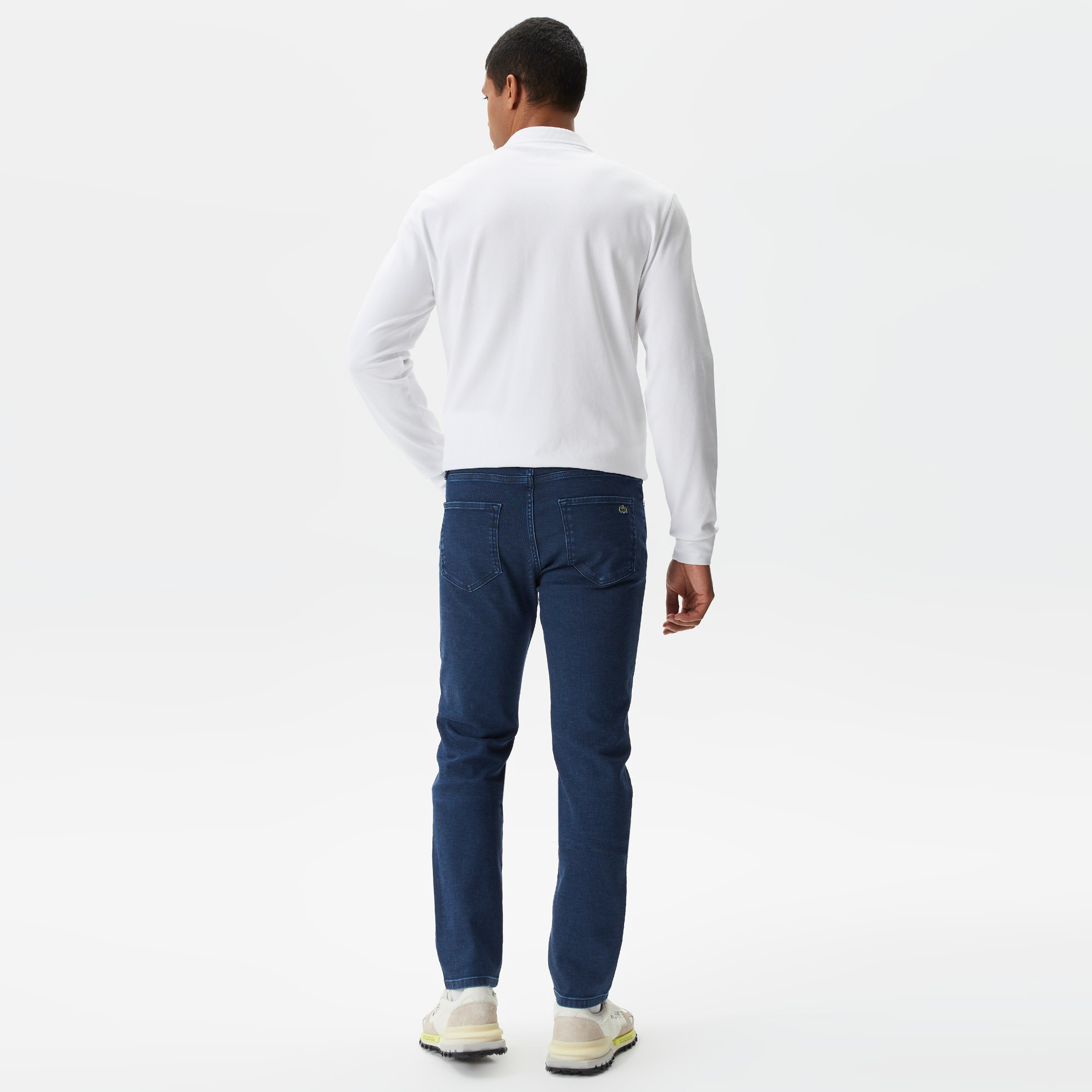Erkek Slim Fit Mavi Jean Pantolon