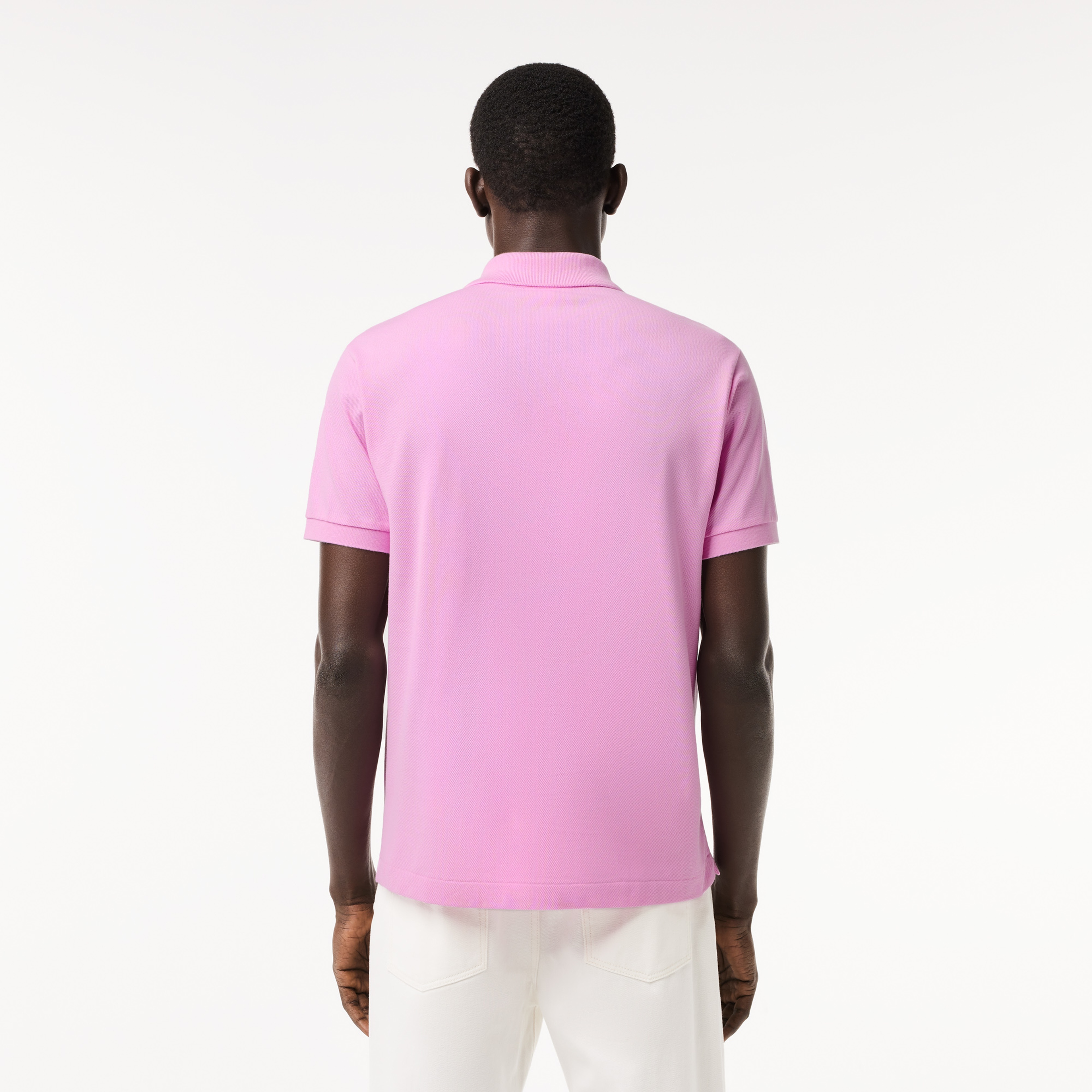 L.12.12 Erkek Classic Fit Pembe Polo
