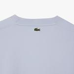 Kadın Bisiklet Yaka Mavi Sweatshirt