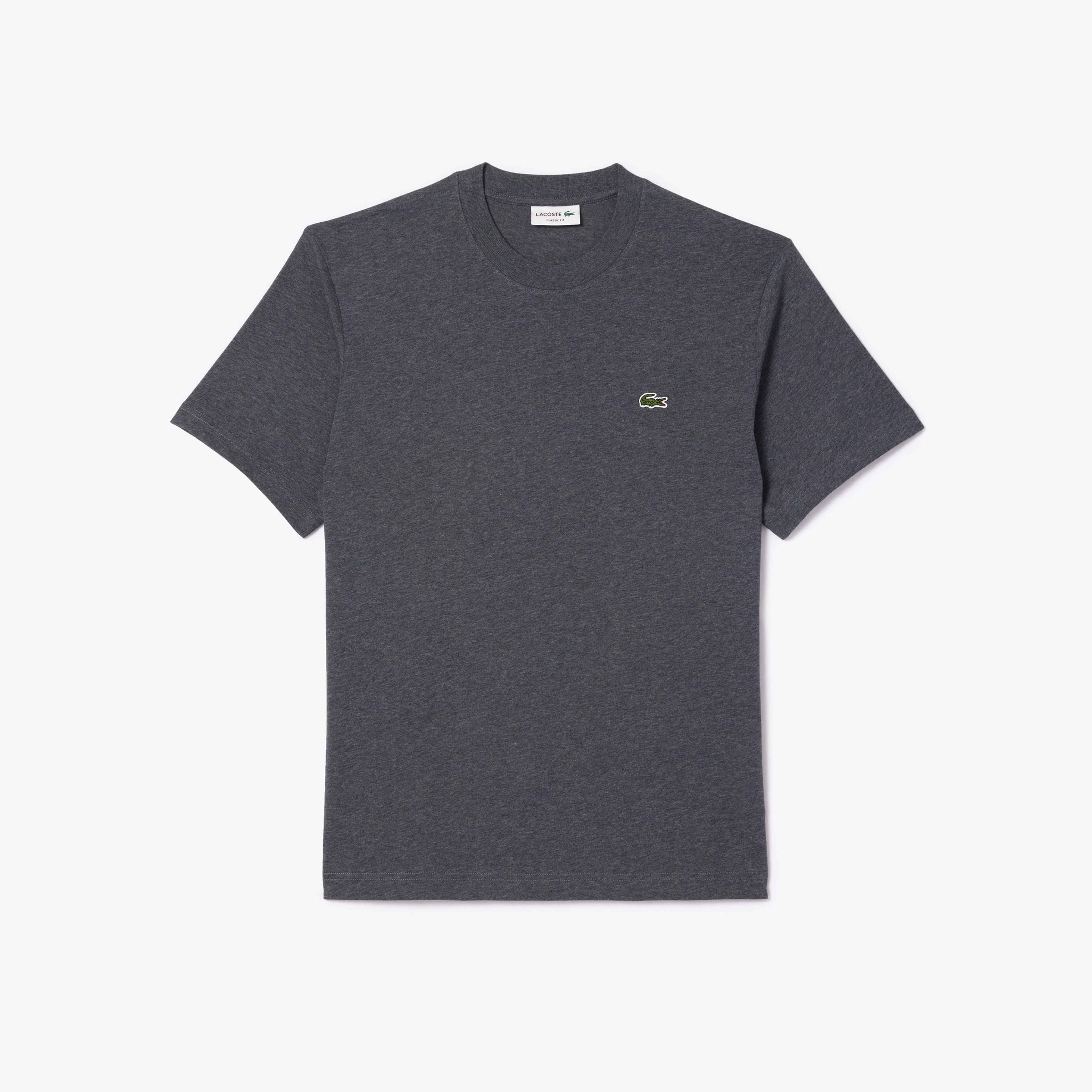 Erkek Classic Fit Bisiklet Yaka Gri T-Shirt