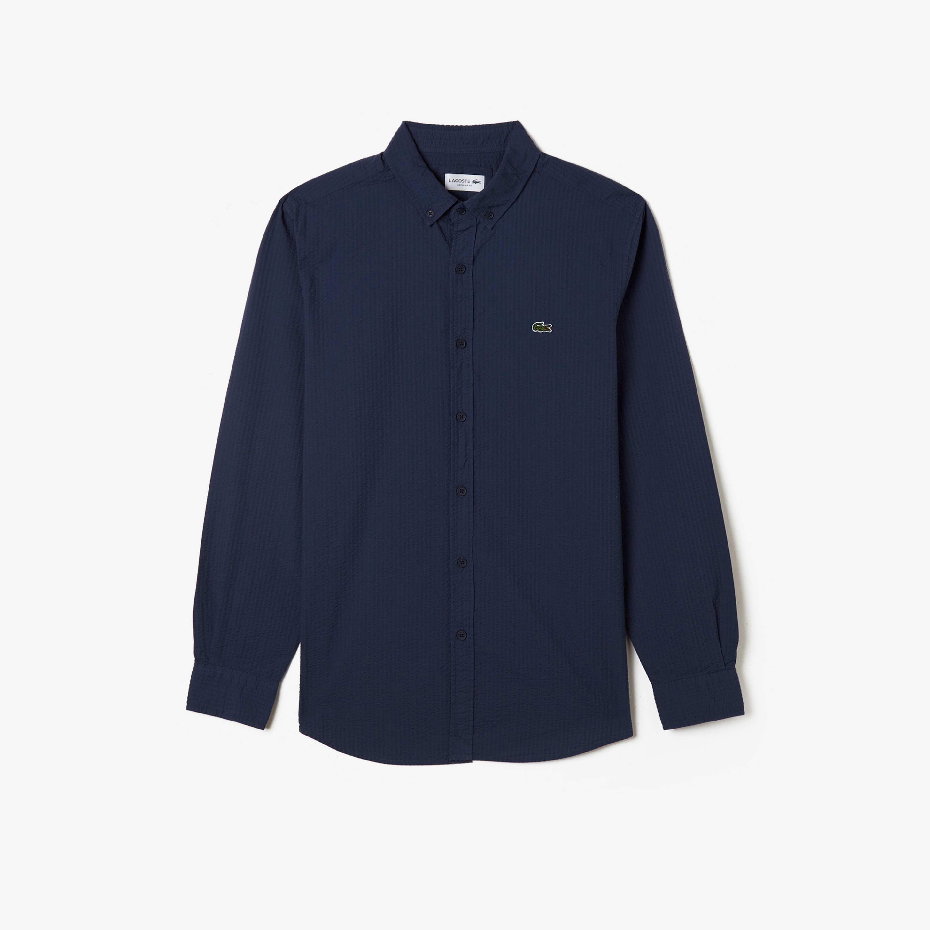 Erkek Regular Fit Organik Pamuk Lacivert Gömlek