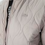 Erkek Dik Yaka Kapitone Gri Mont