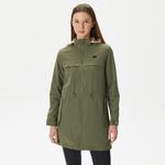 Kadın Kapüşonlu Haki Mont