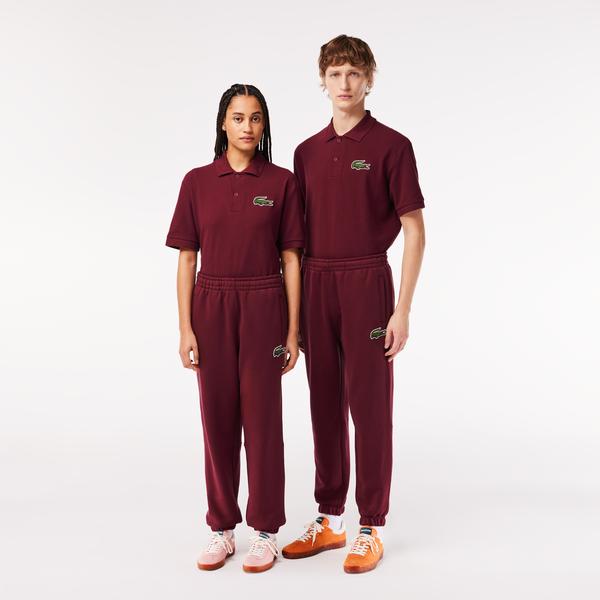Unisex Relaxed Fit Bordo Eşofman Altı