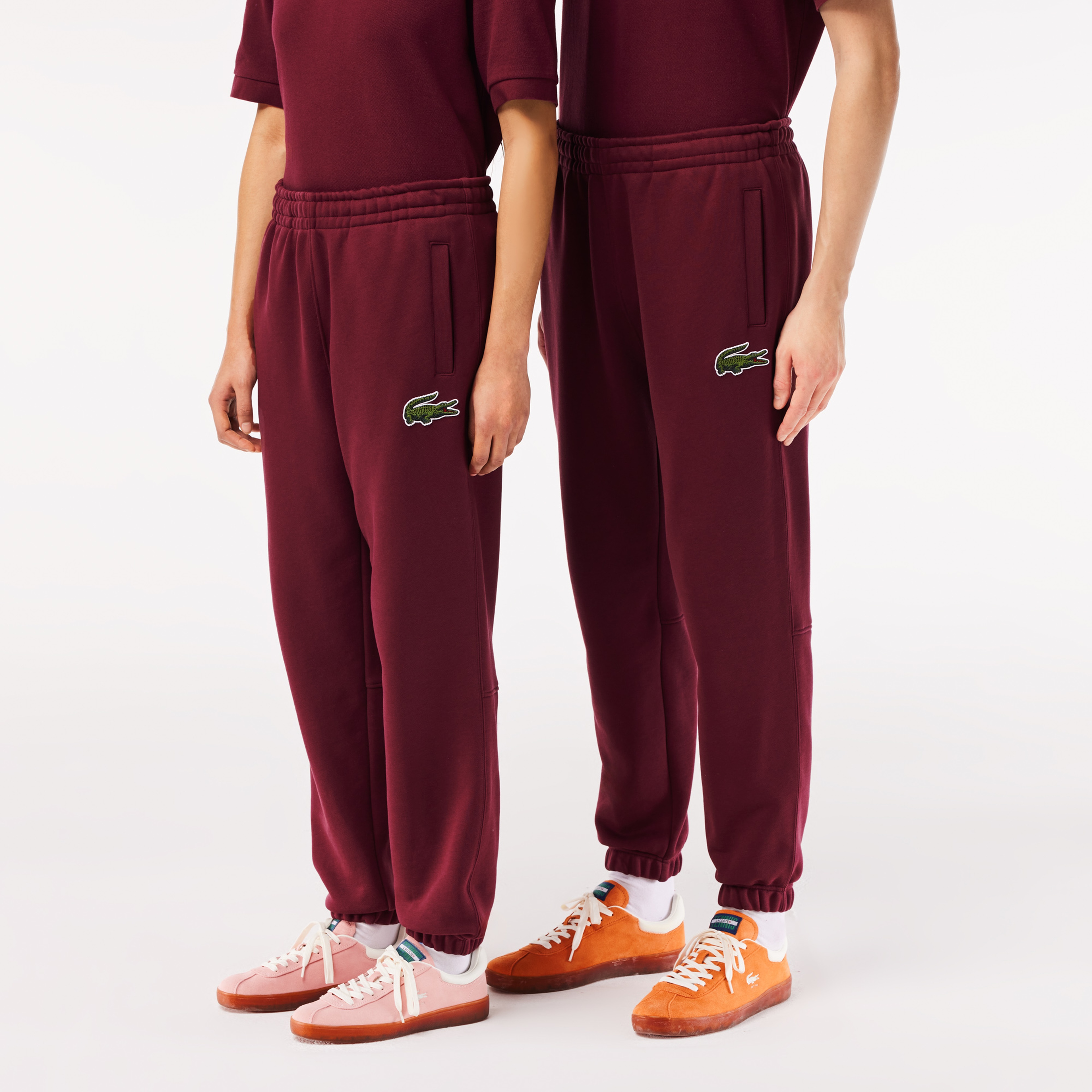 Unisex Relaxed Fit Bordo Eşofman Altı